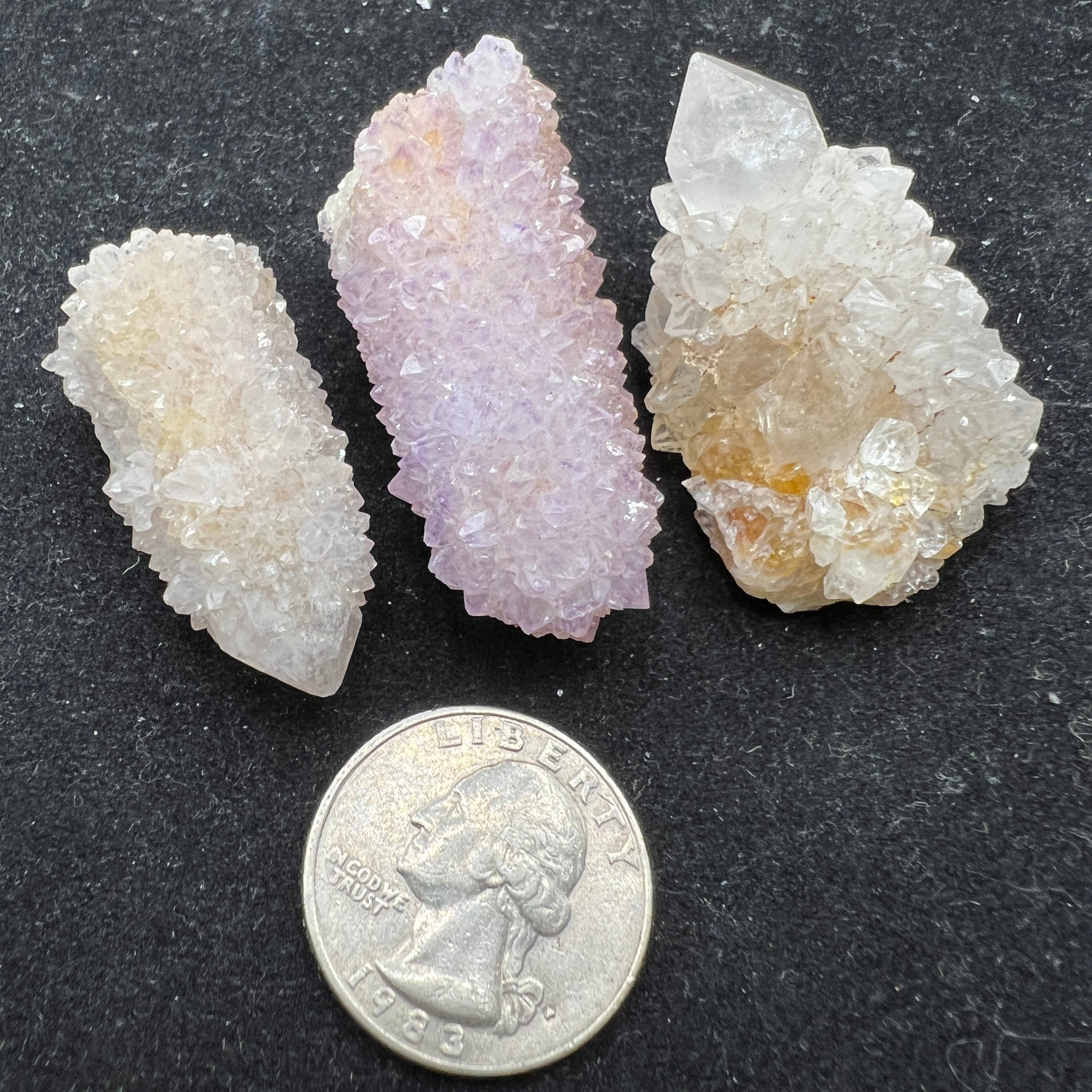 Spirit Faerie Quartz, kit of 3 - 036