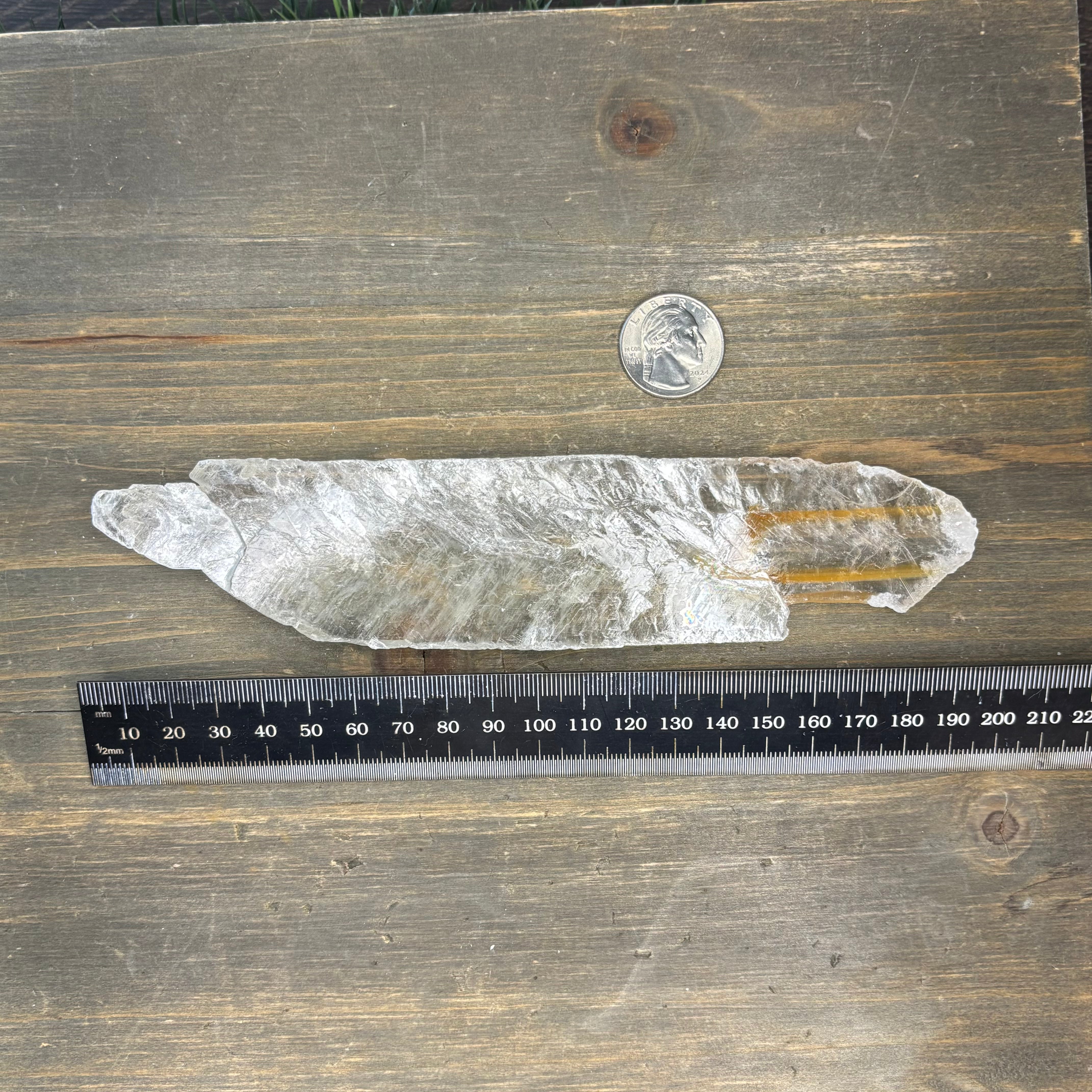 Golden Selenite Window - 565