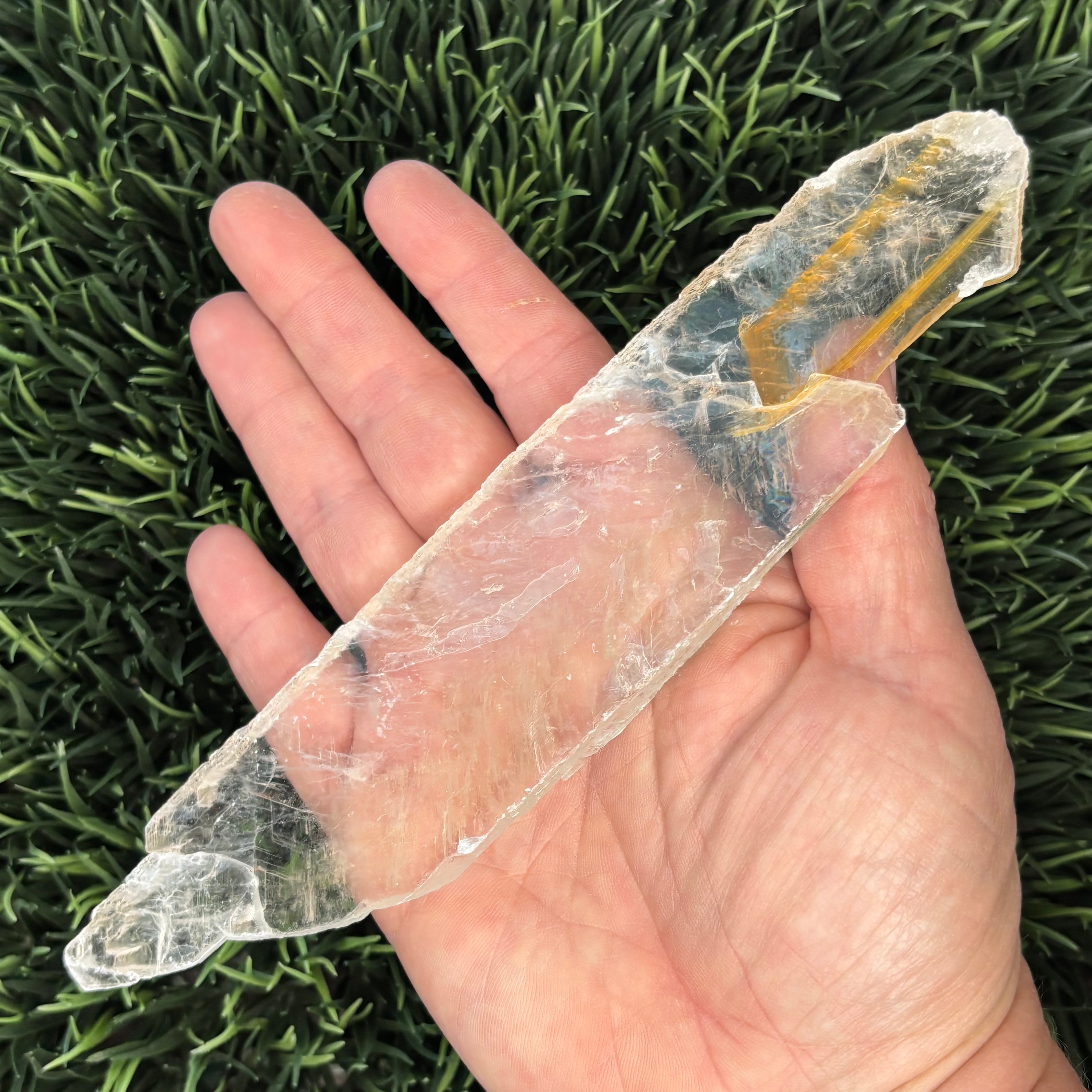 Golden Selenite Window - 565
