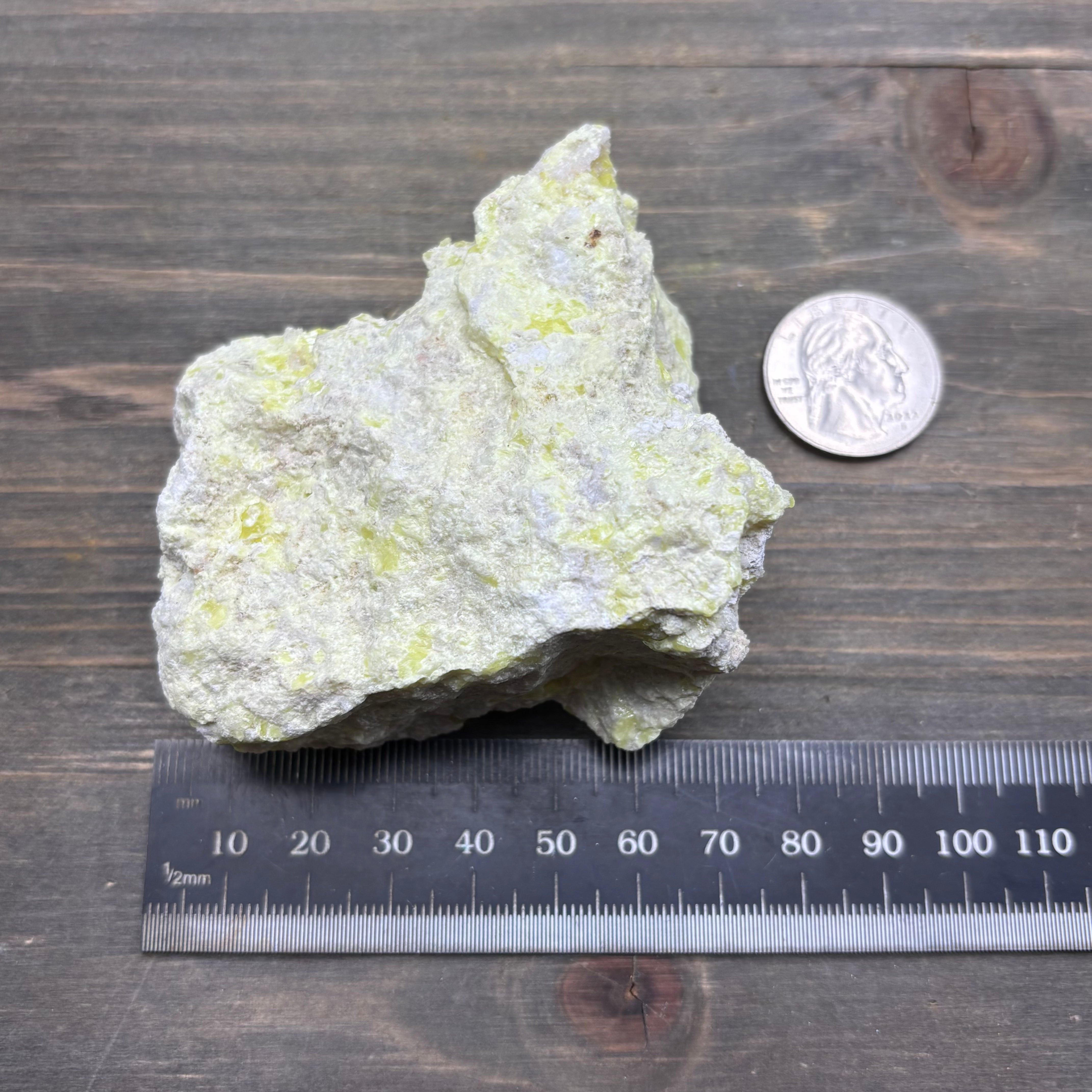 Sulfur on Quartz - 062