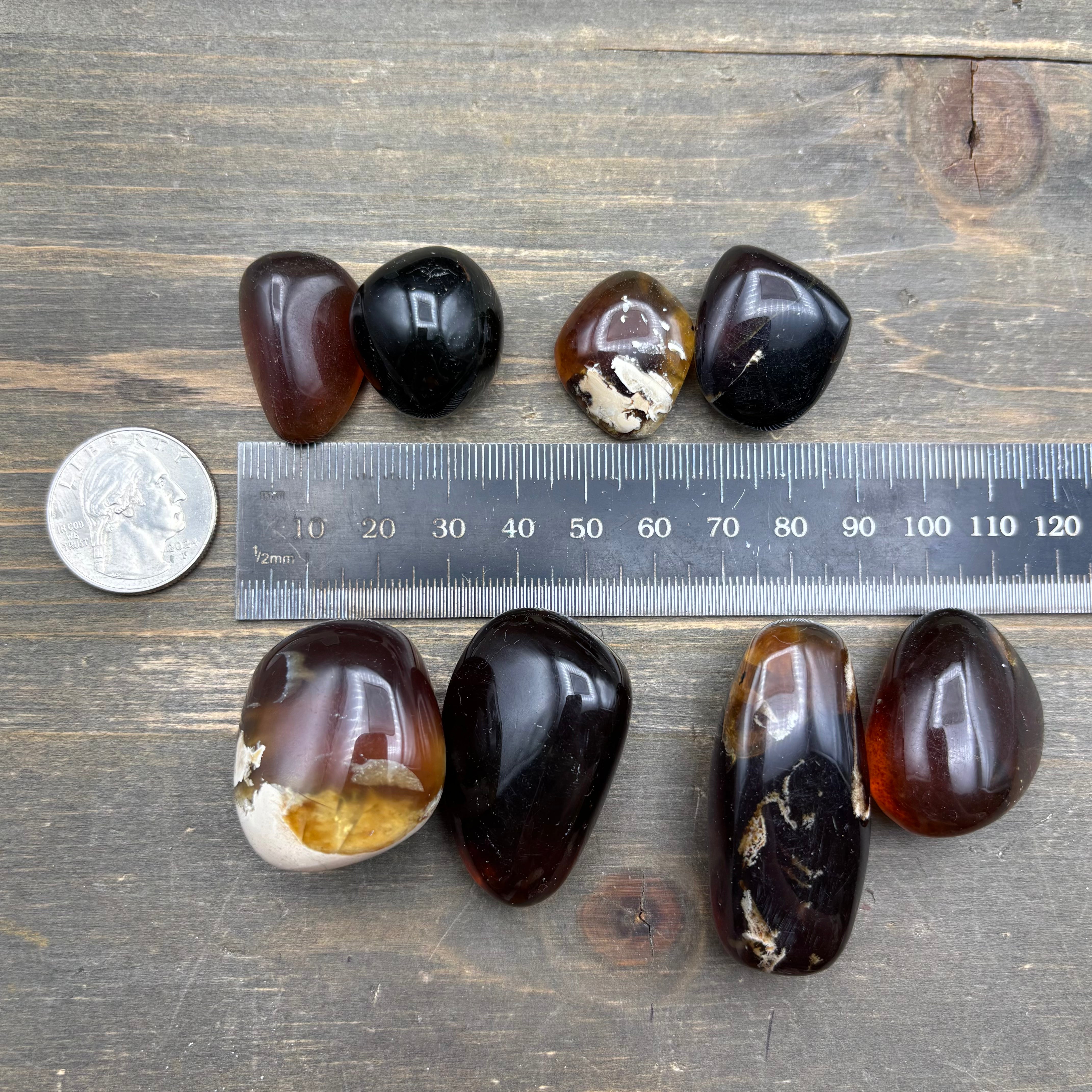 Blue Amber Pair