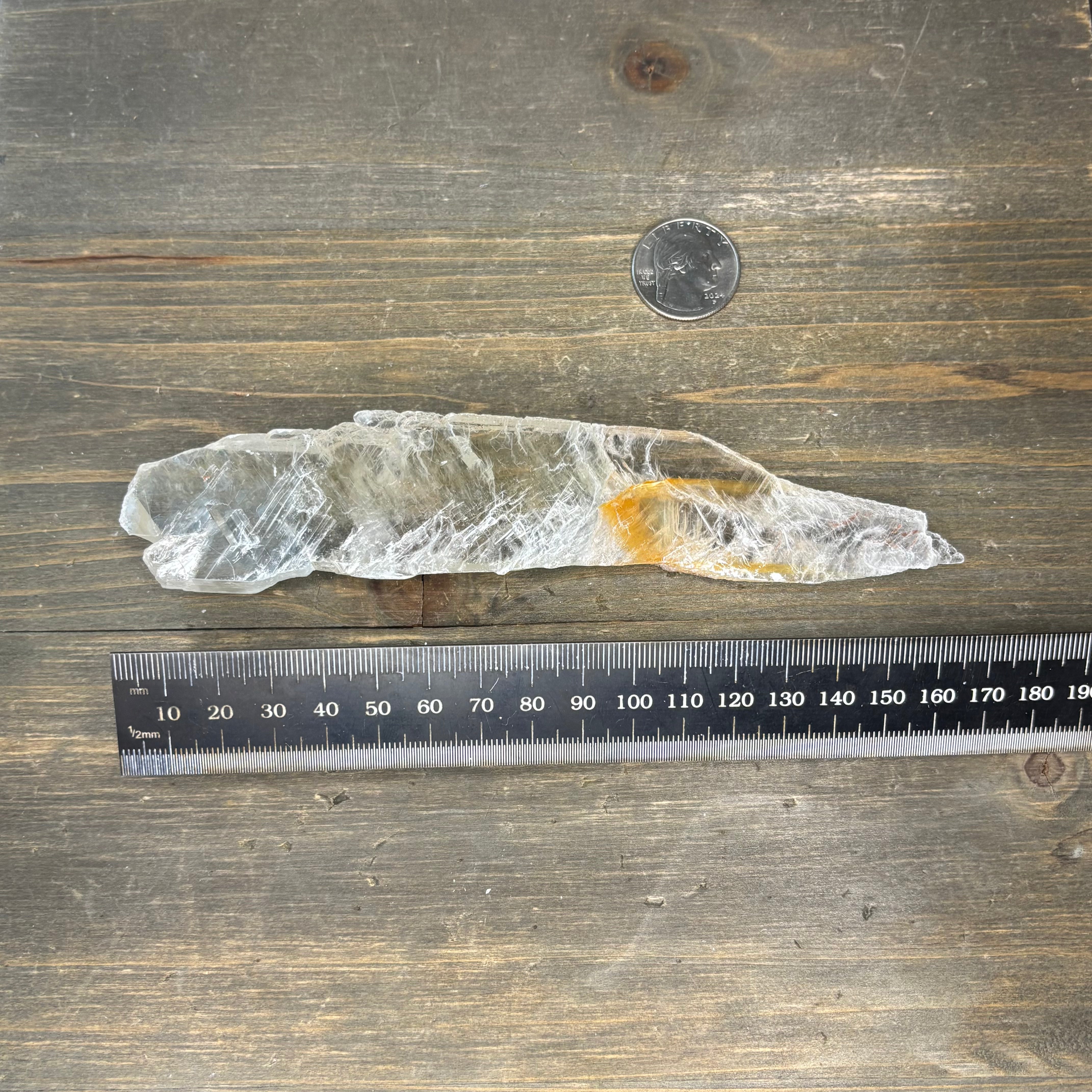 Golden Selenite Window - 566