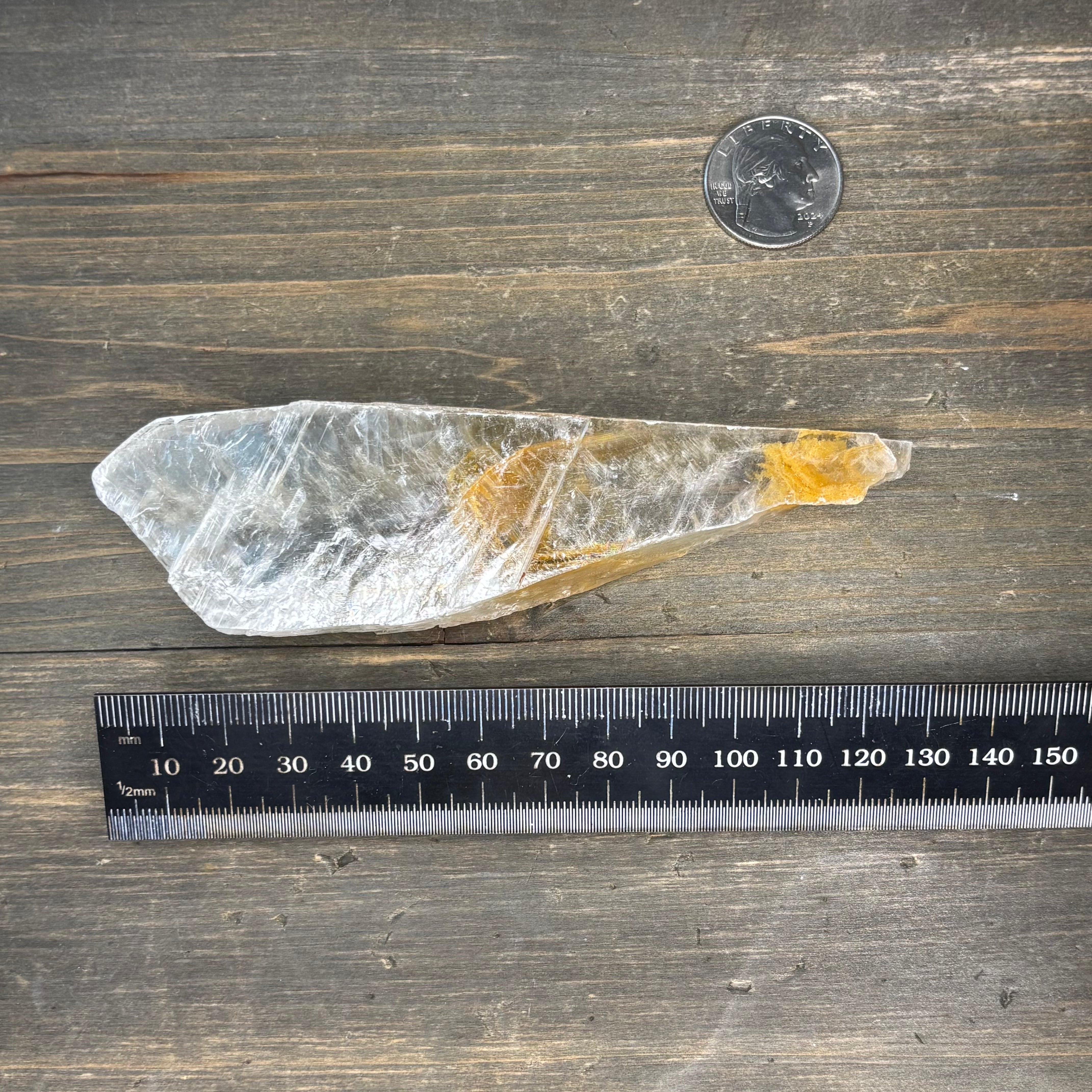 Golden Selenite Window - 567