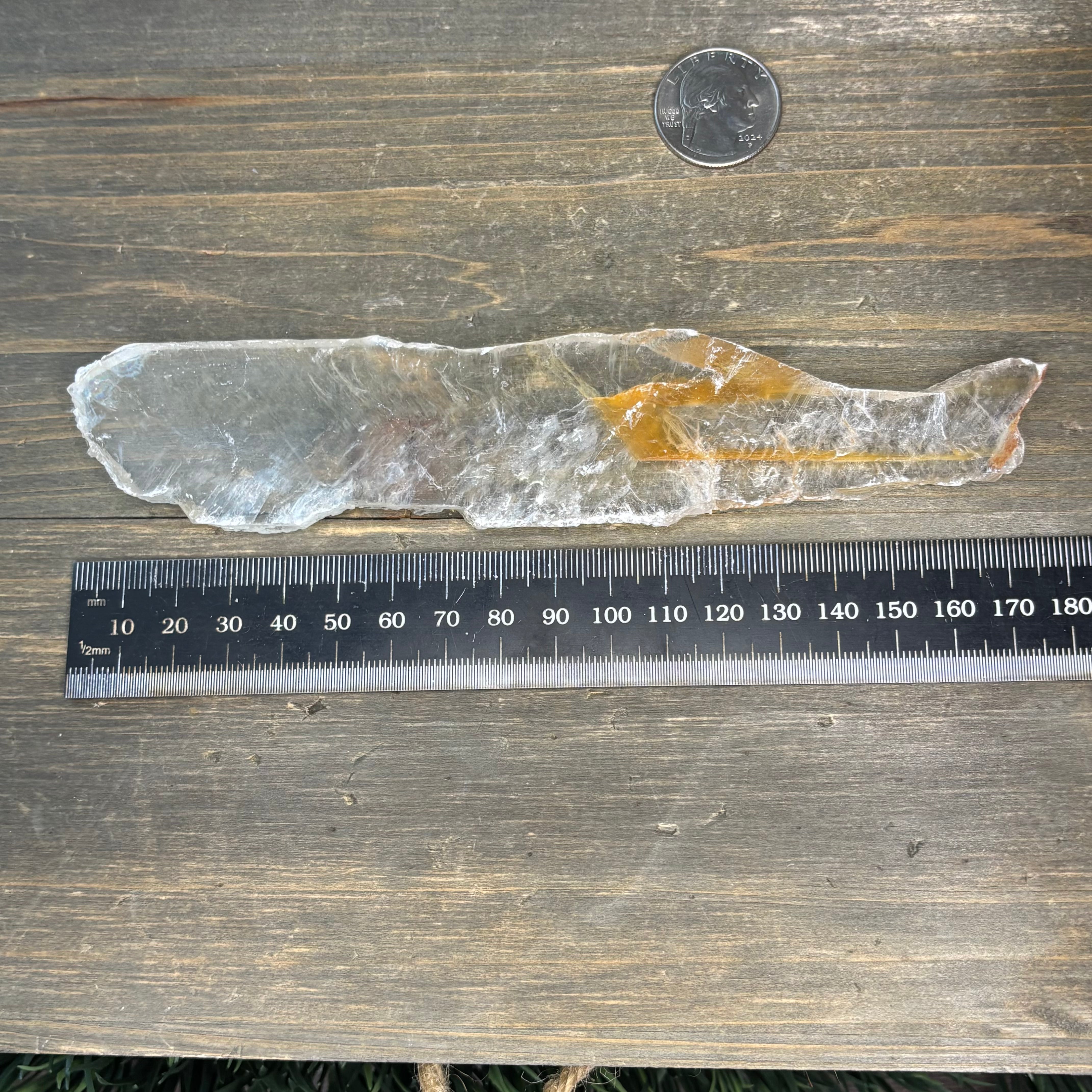 Golden Selenite Window - 569