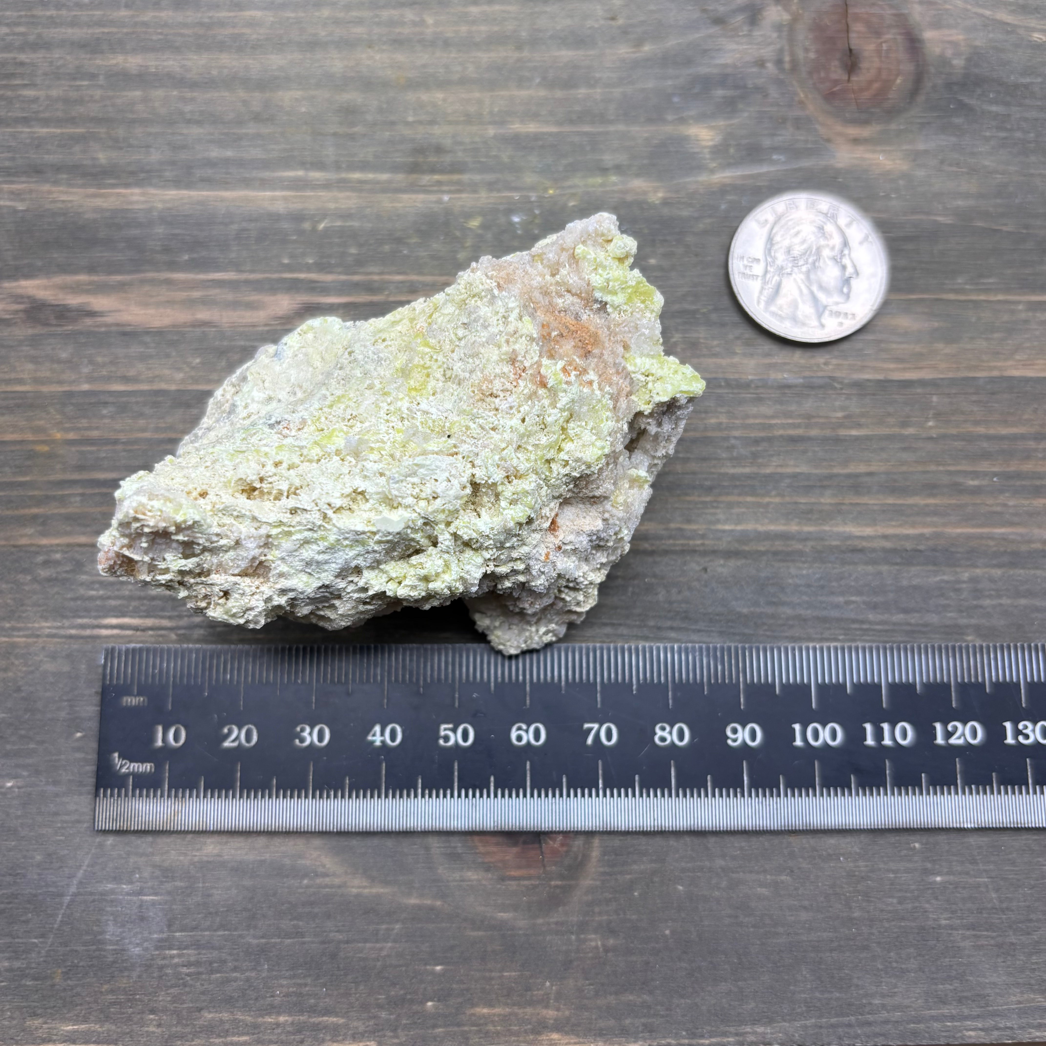Sulfur on Quartz - 066