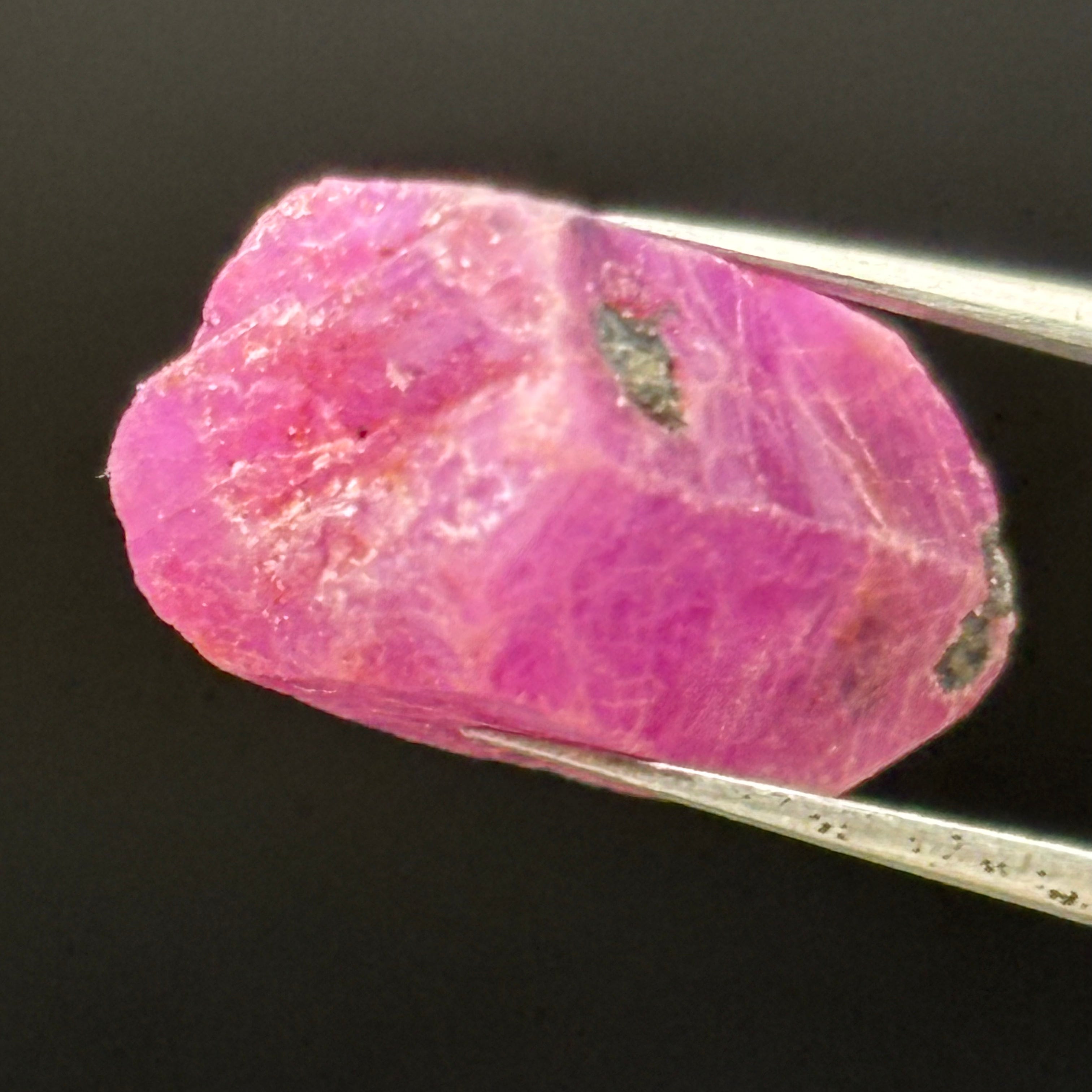 Natural Fluorescent Ruby Crystal - 037