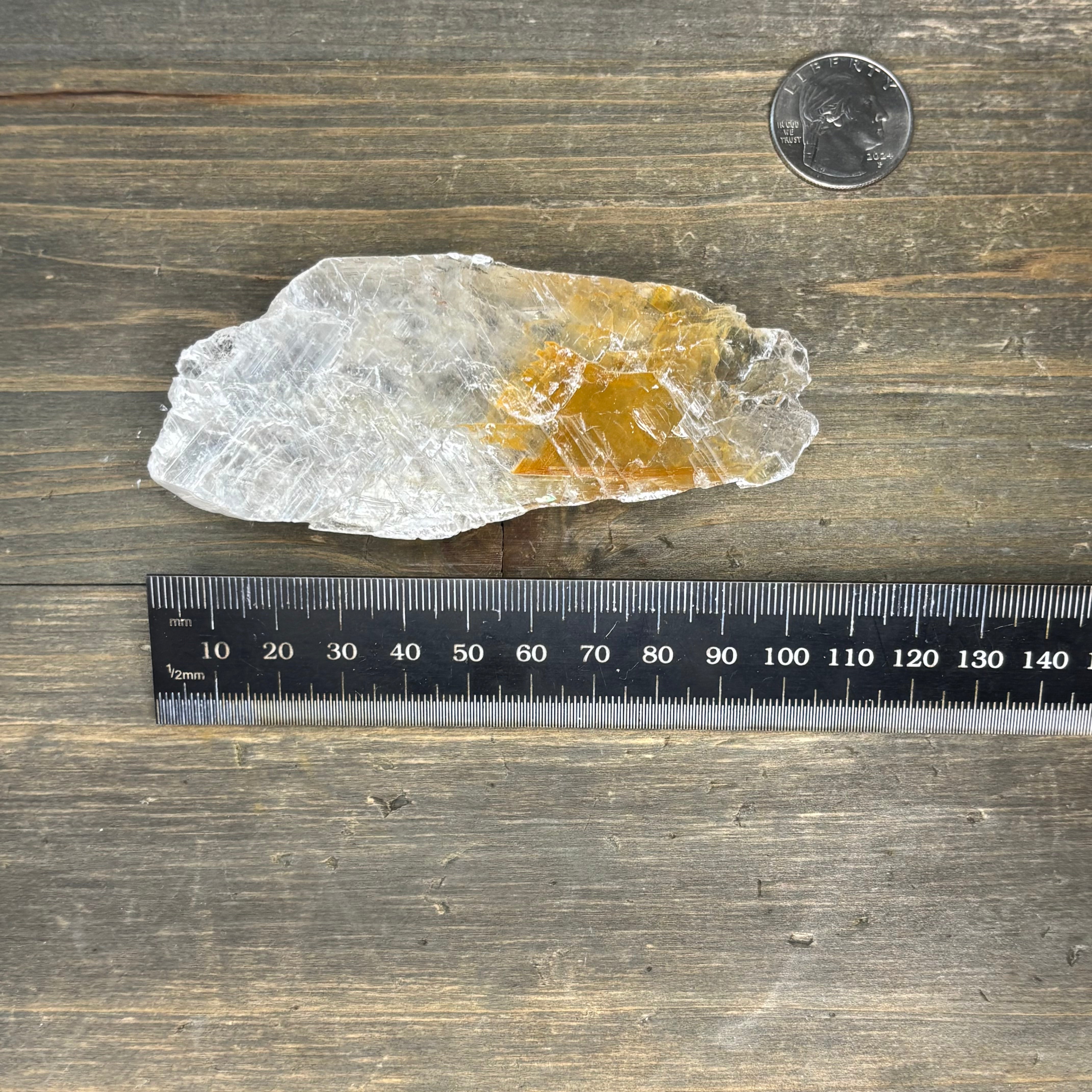Golden Selenite Window - 573