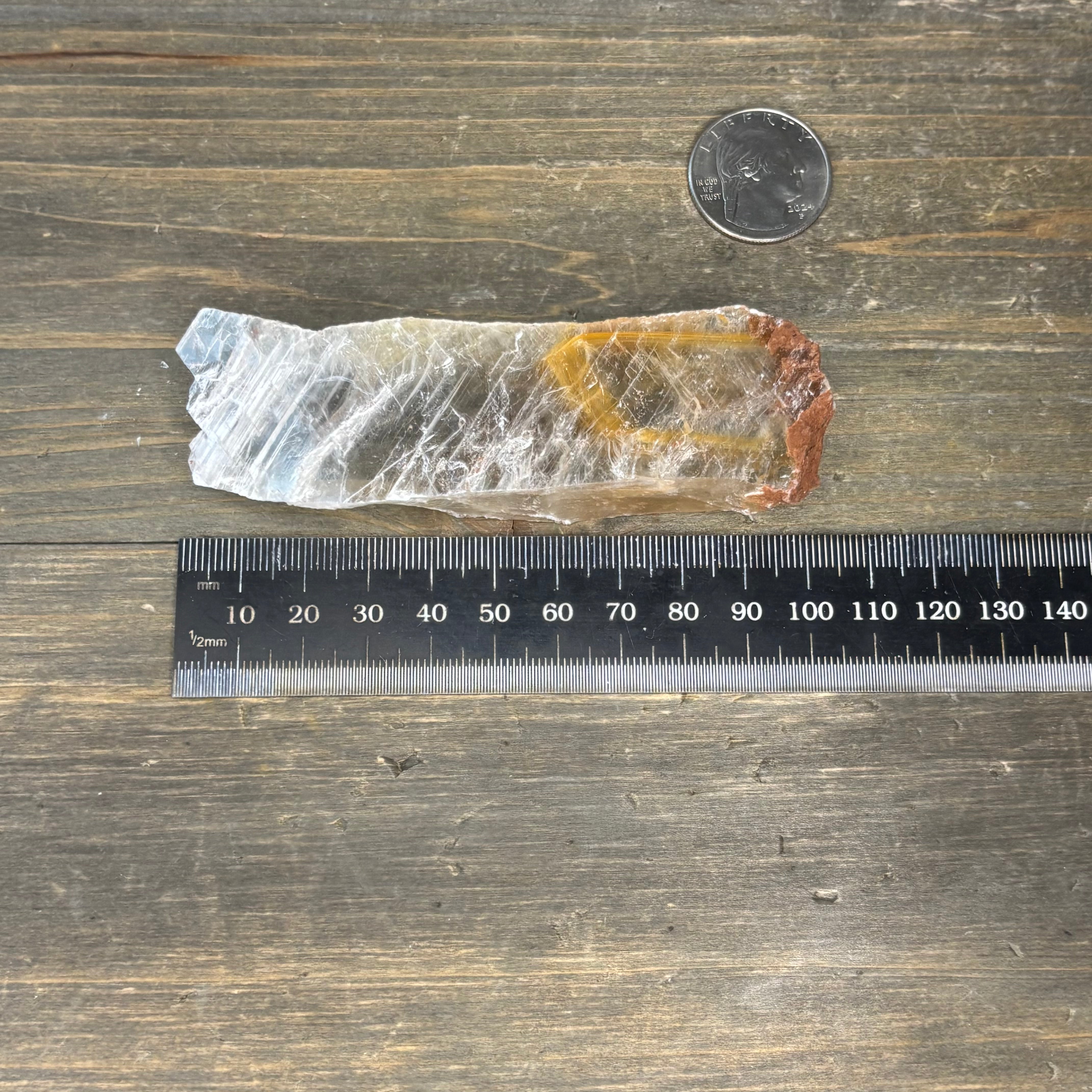 Golden Selenite Window - 574