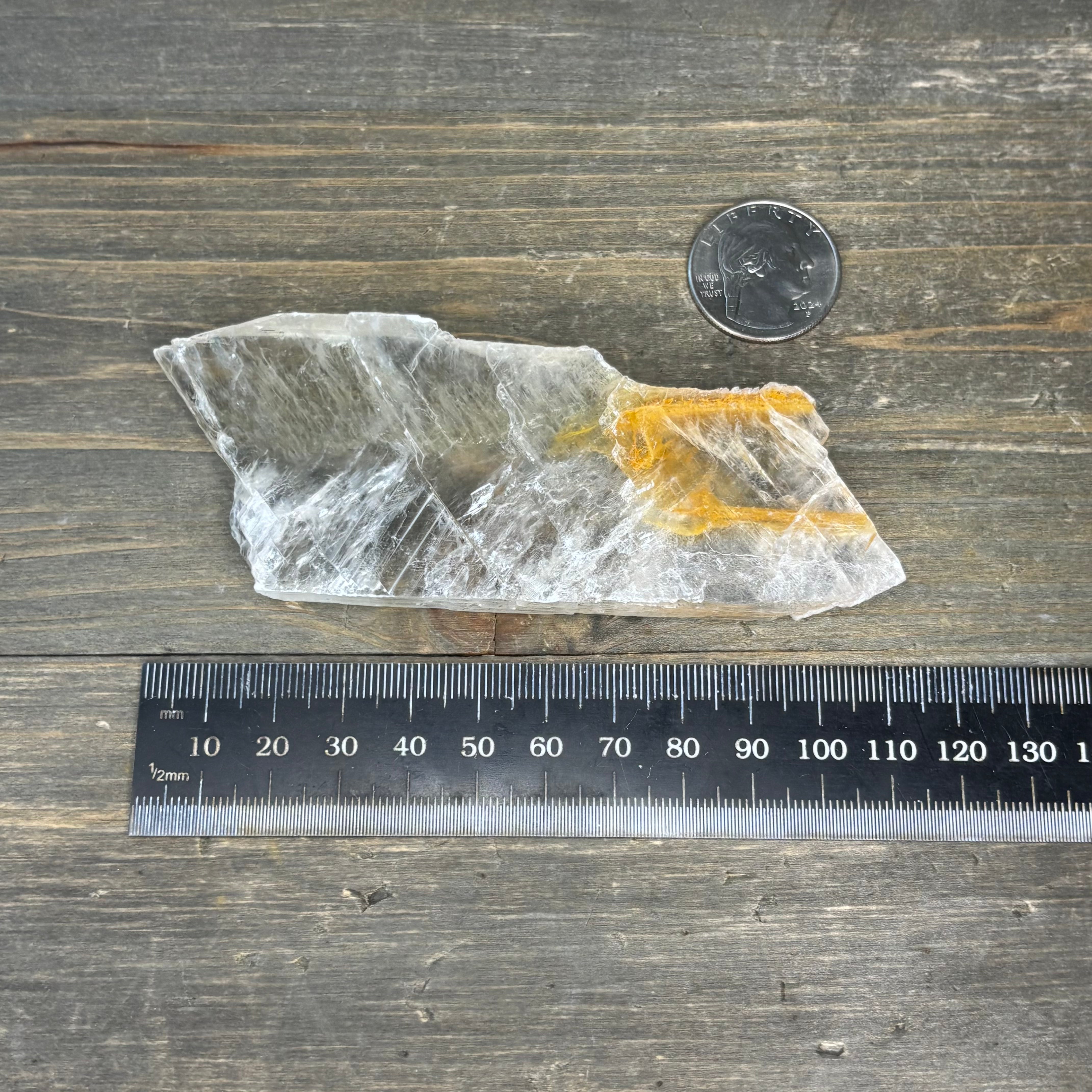 Golden Selenite Window - 575