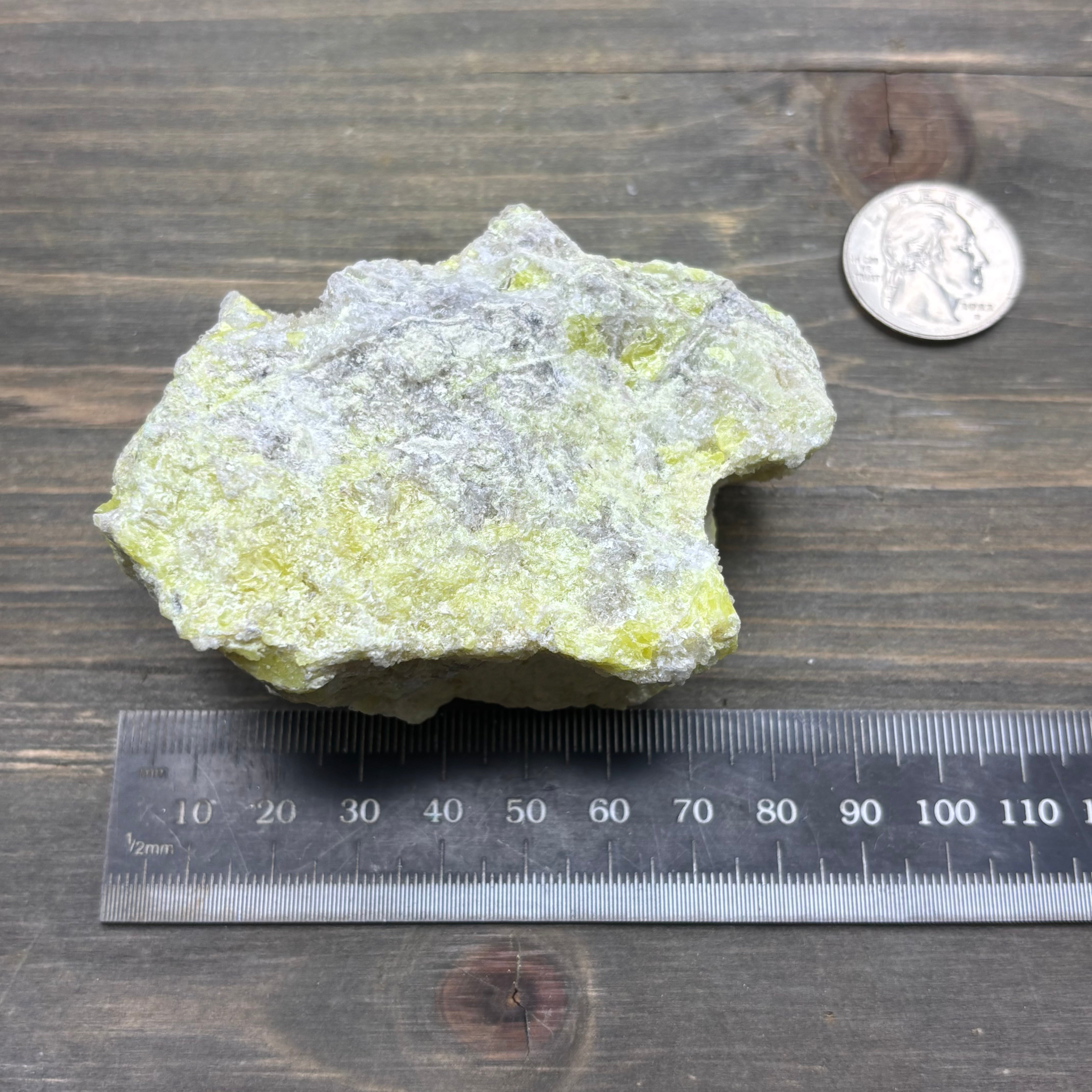 Sulfur on Quartz - 074