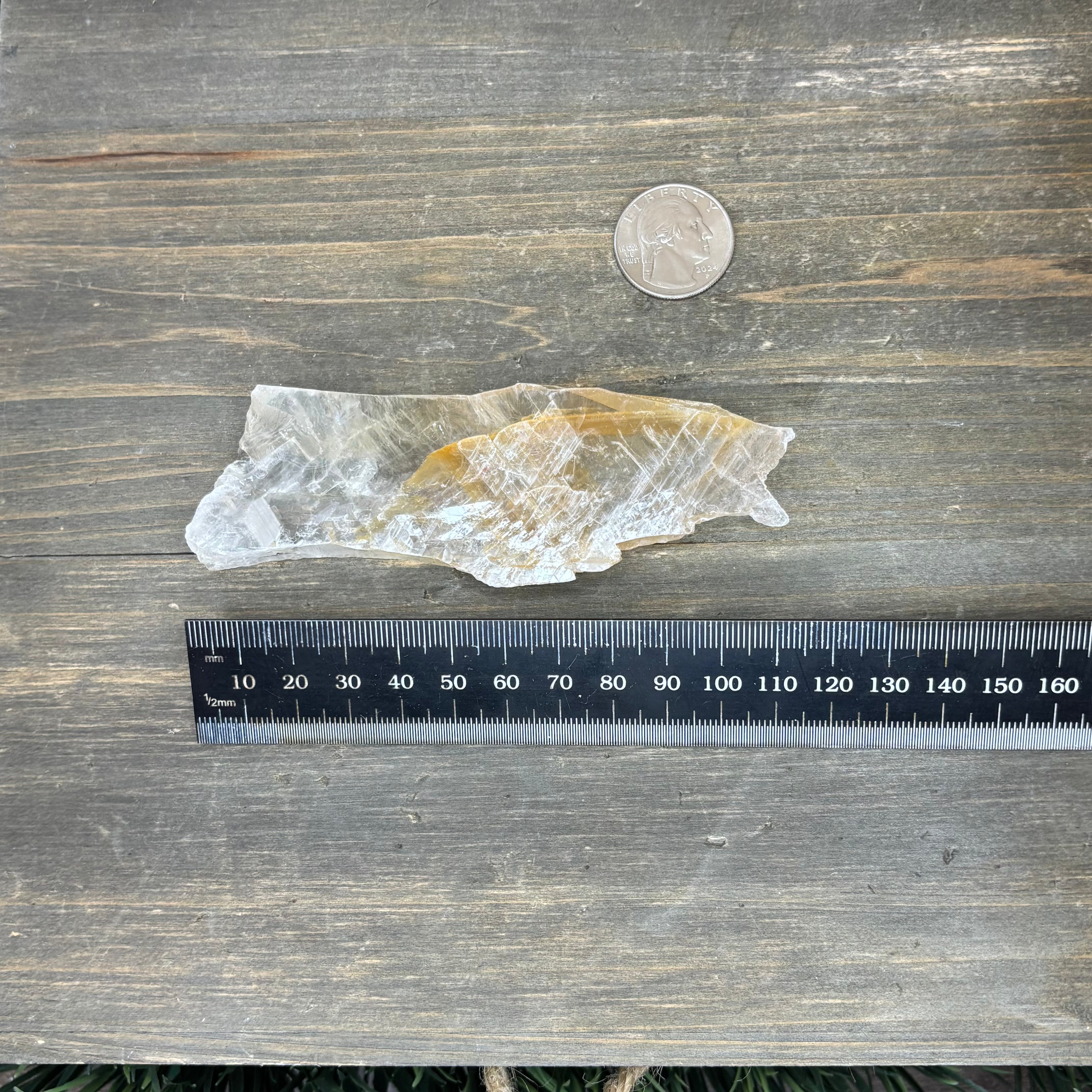 Golden Selenite Window - 578
