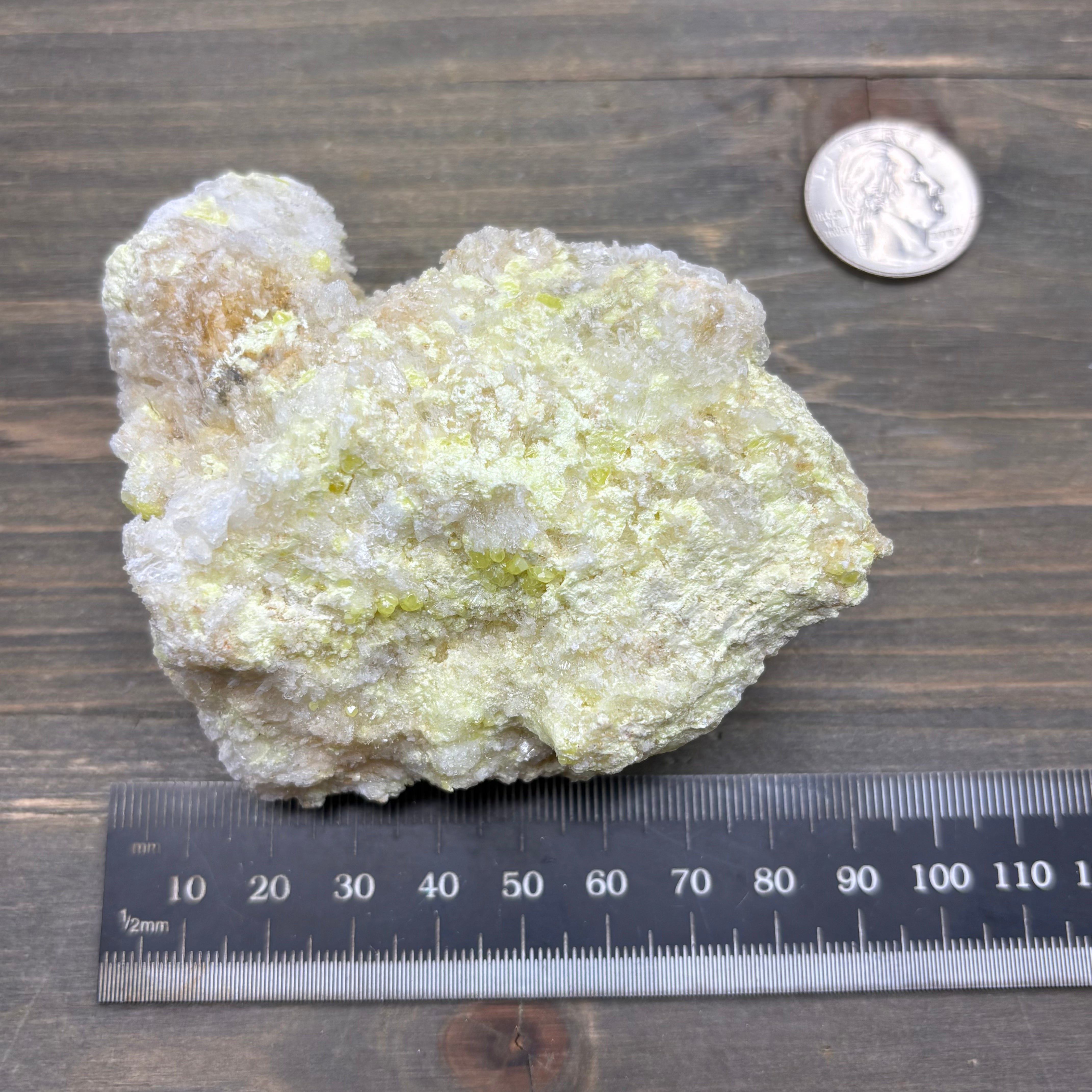 Sulfur on Quartz - 075