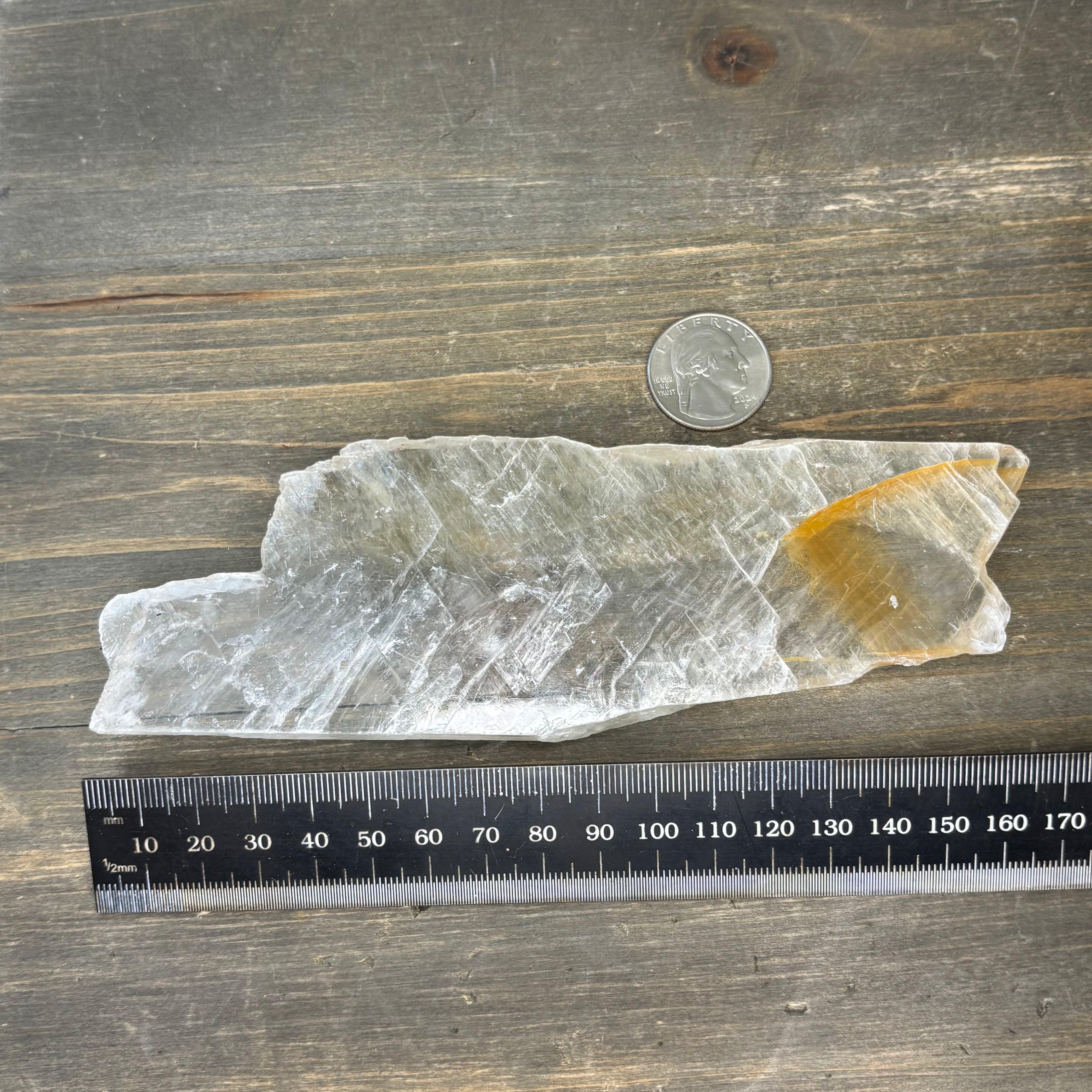 Golden Selenite Window - 580