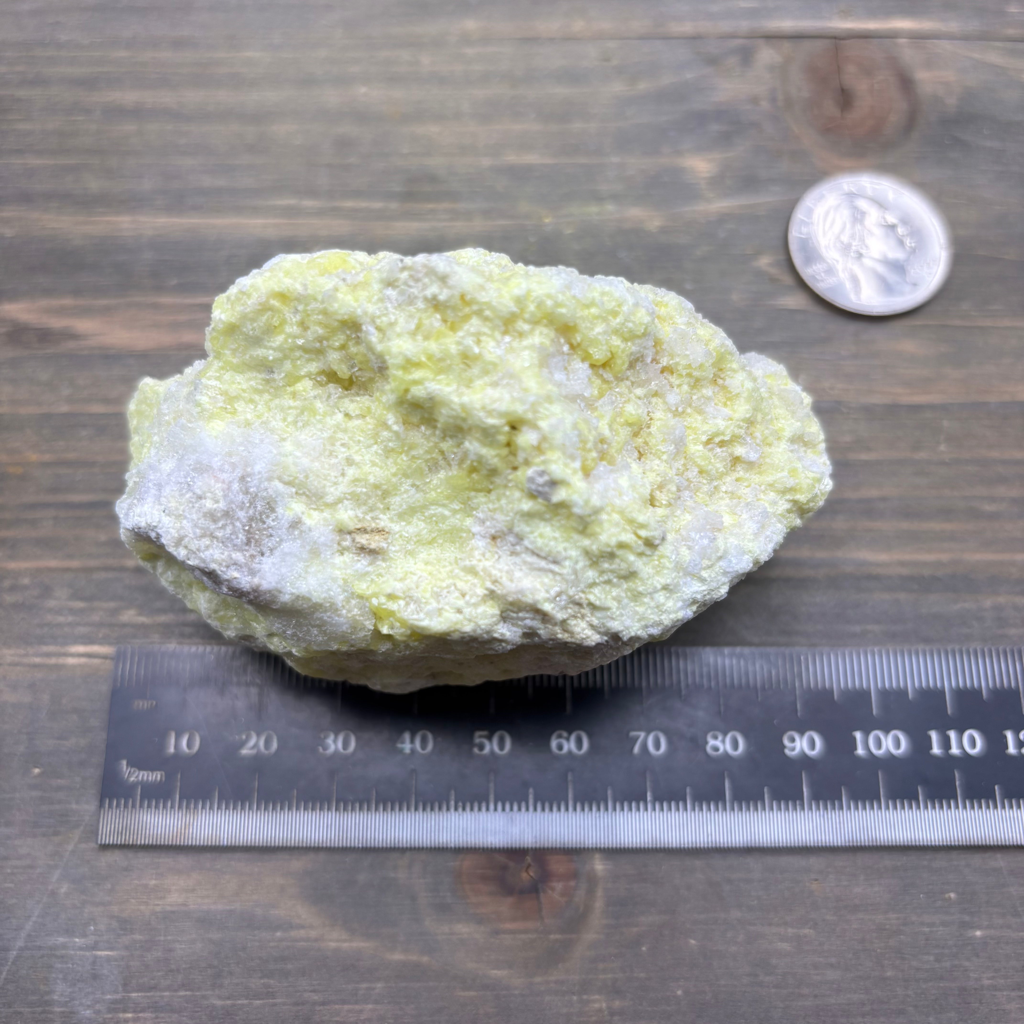 Sulfur on Quartz - 077