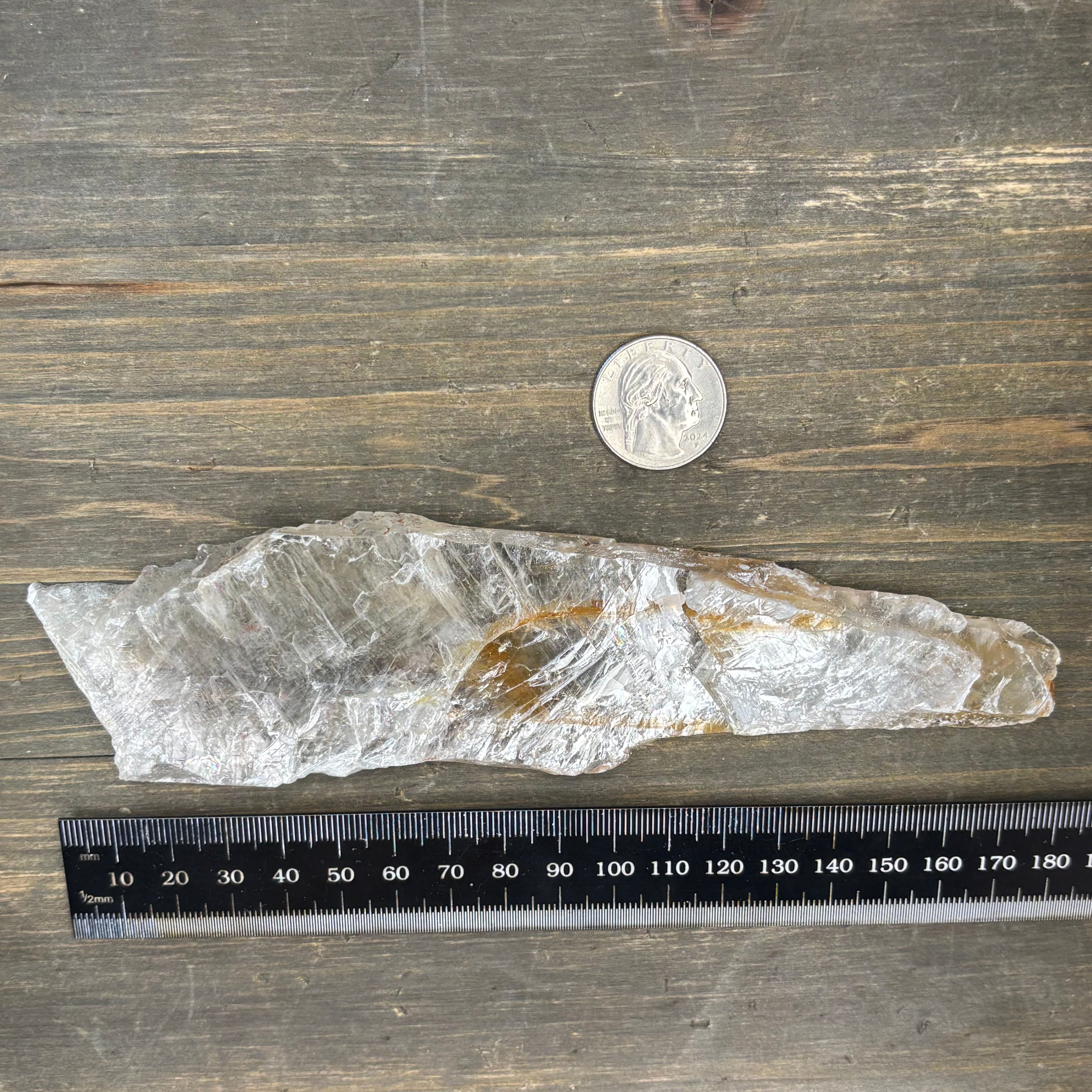 Golden Selenite Window - 581