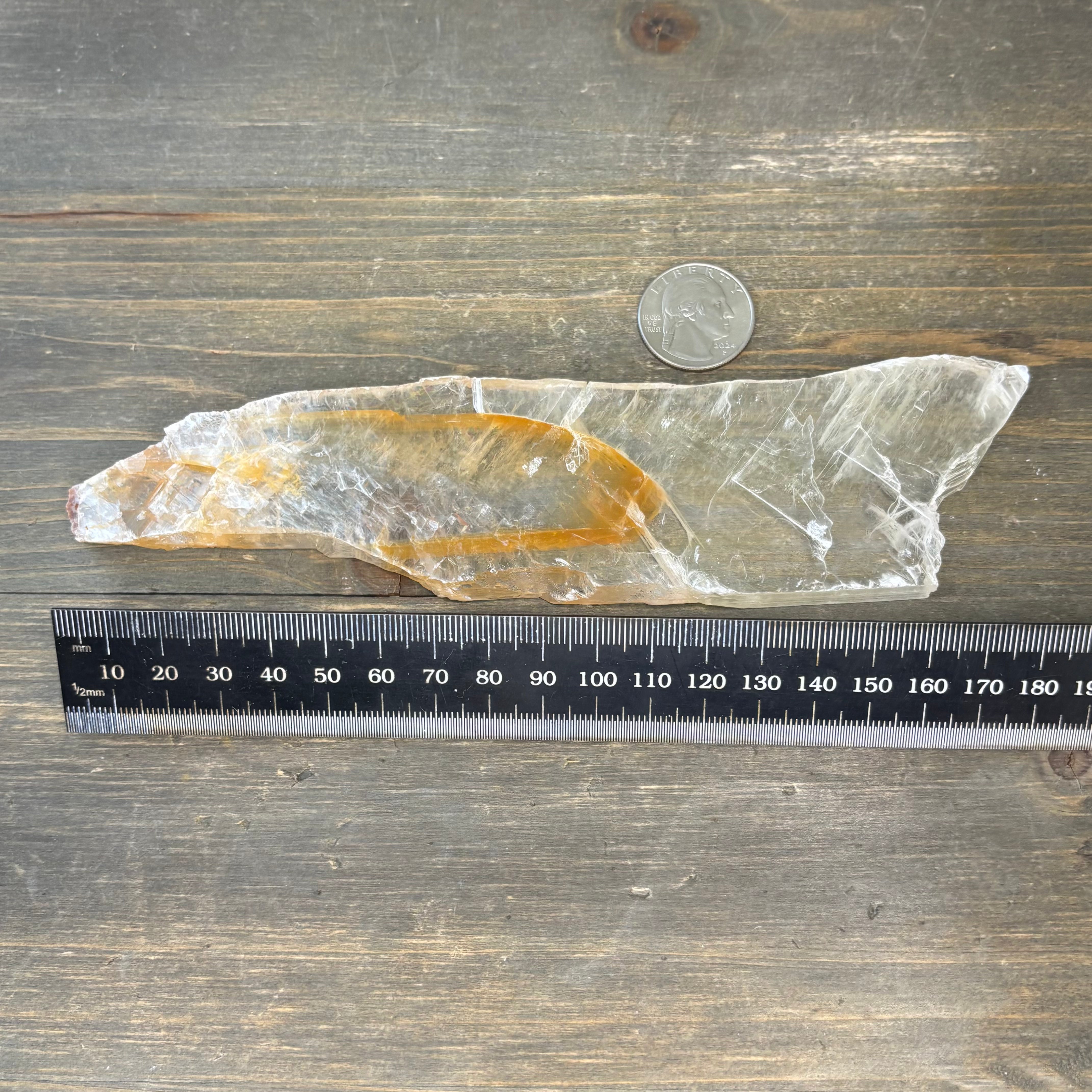 Golden Selenite Window - 584