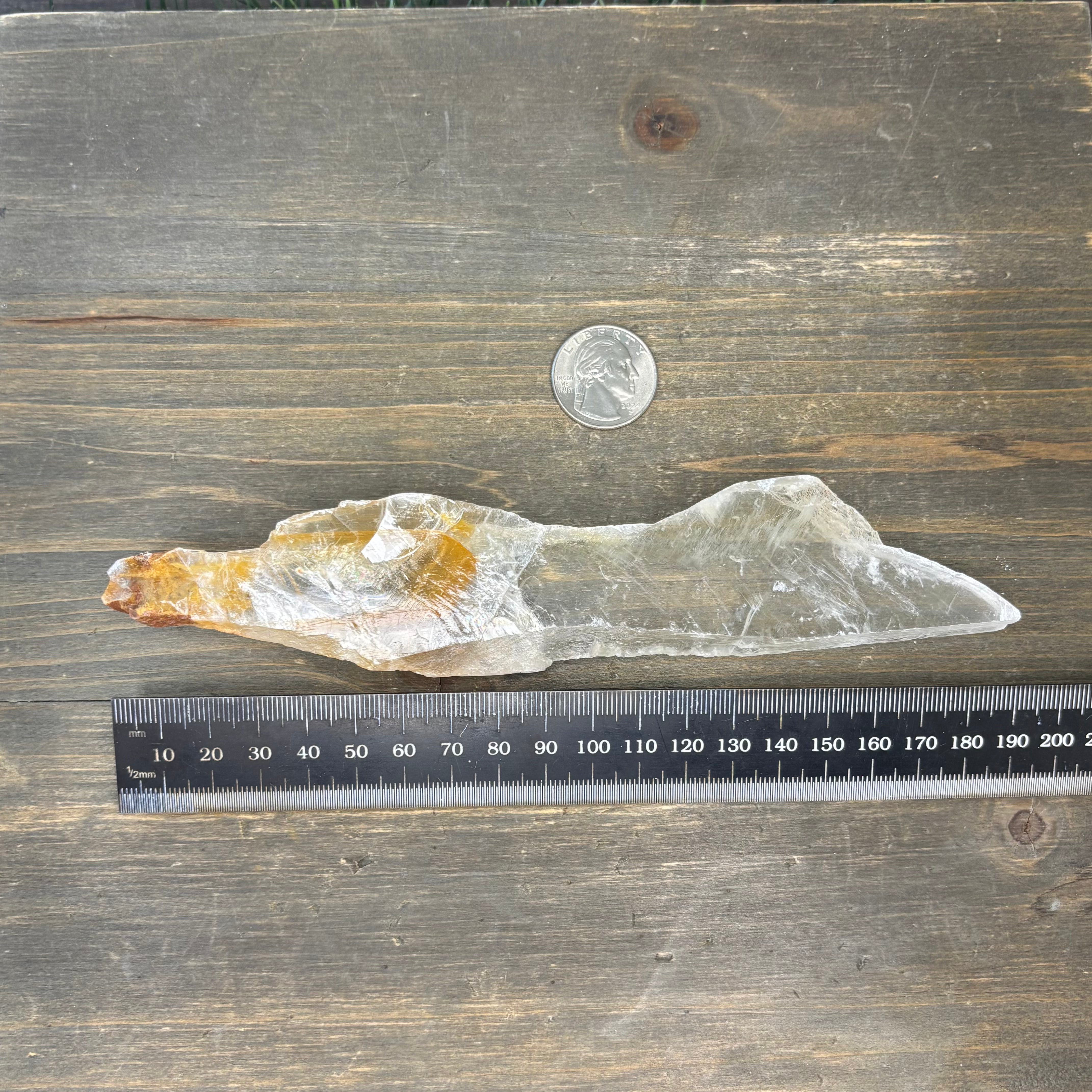 Golden Selenite Window - 590