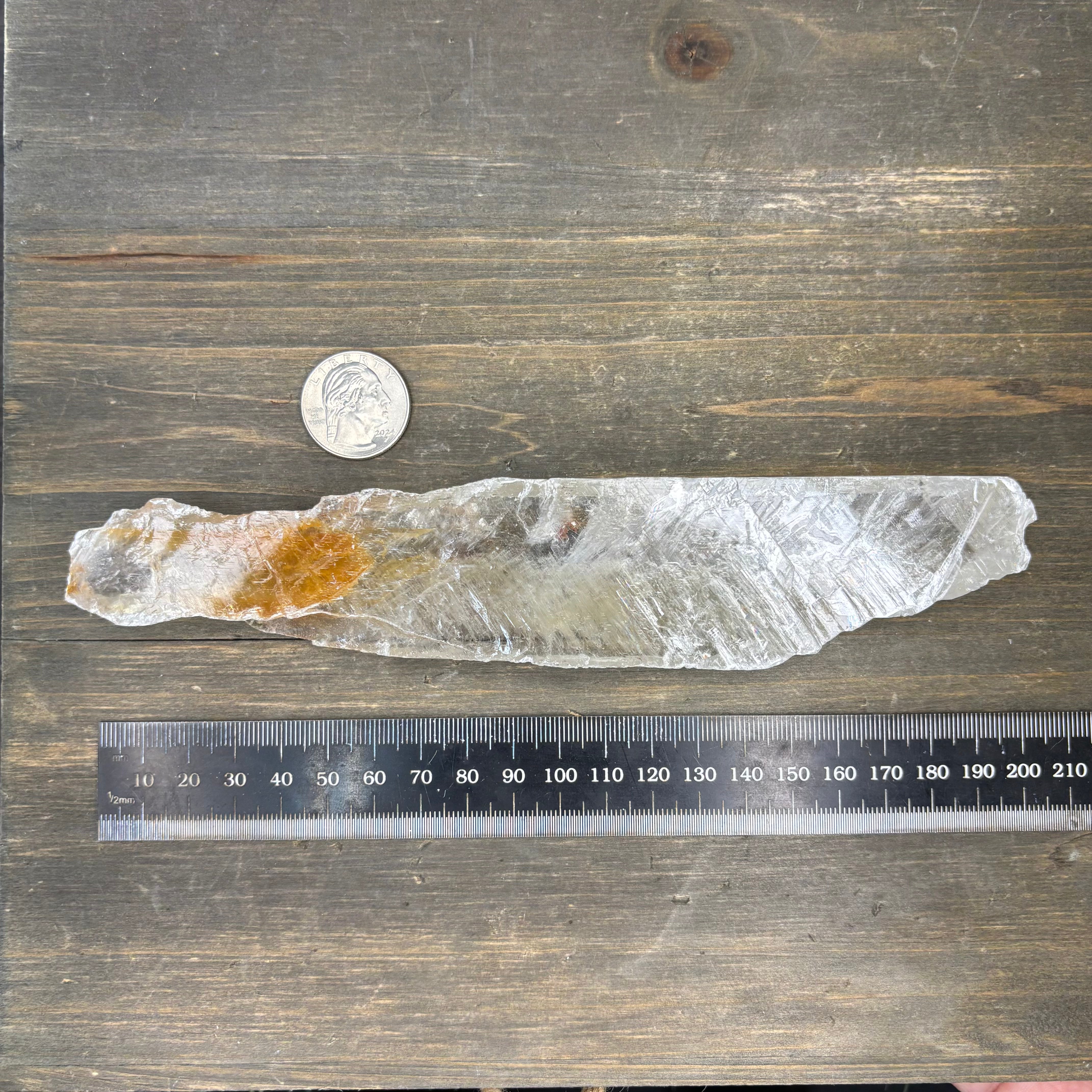 Golden Selenite Window - 596