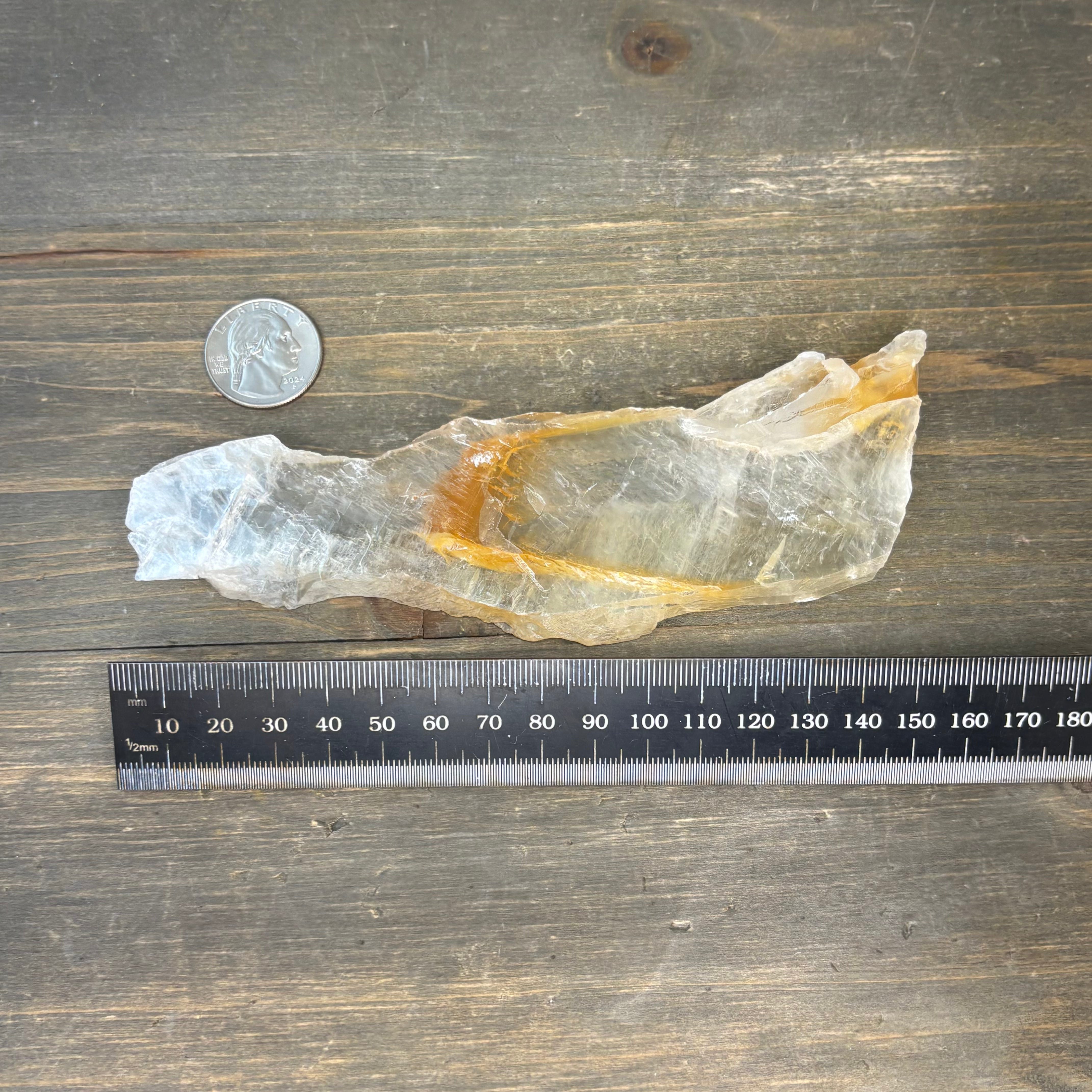 Golden Selenite Window - 598
