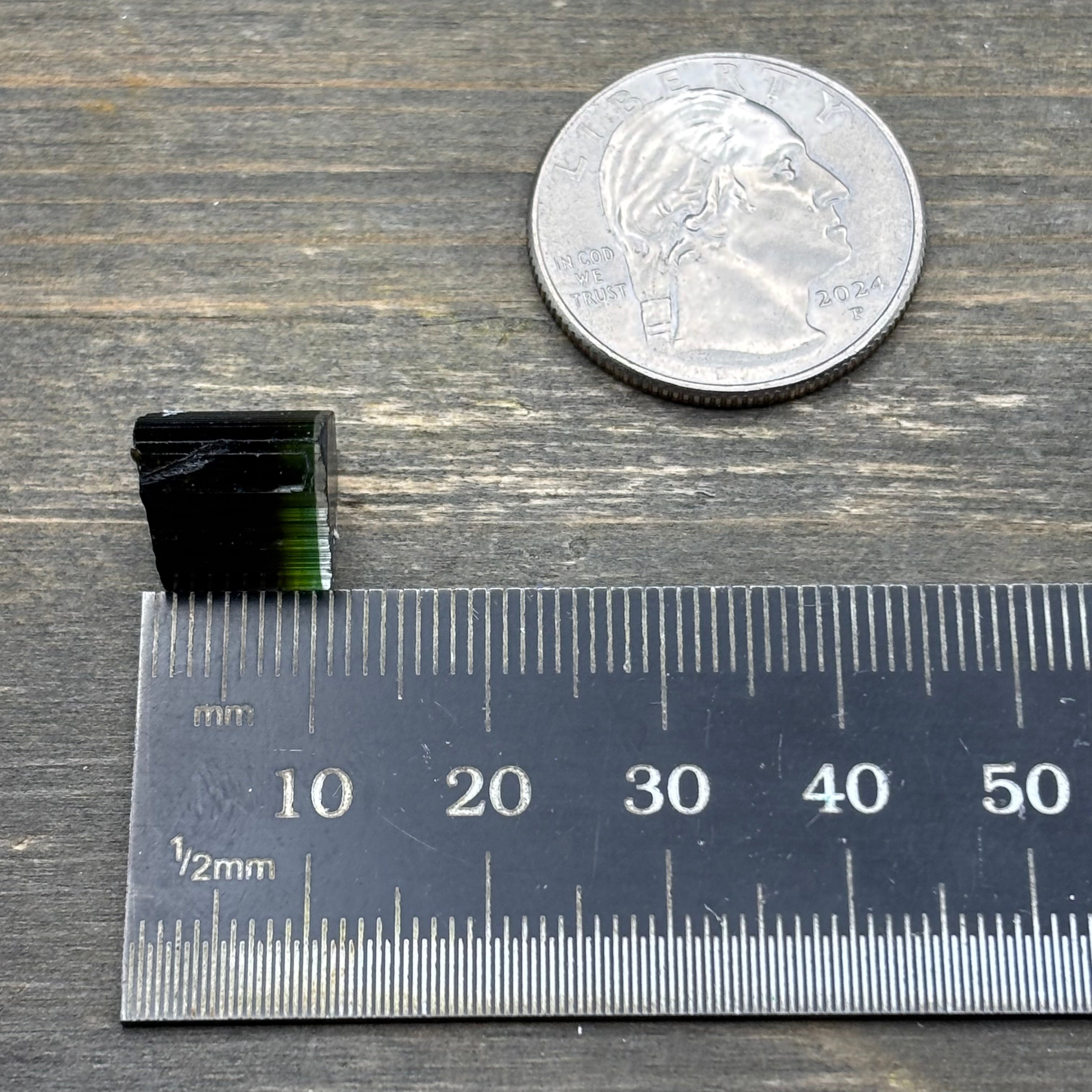 Green Tourmaline Crystal - 203