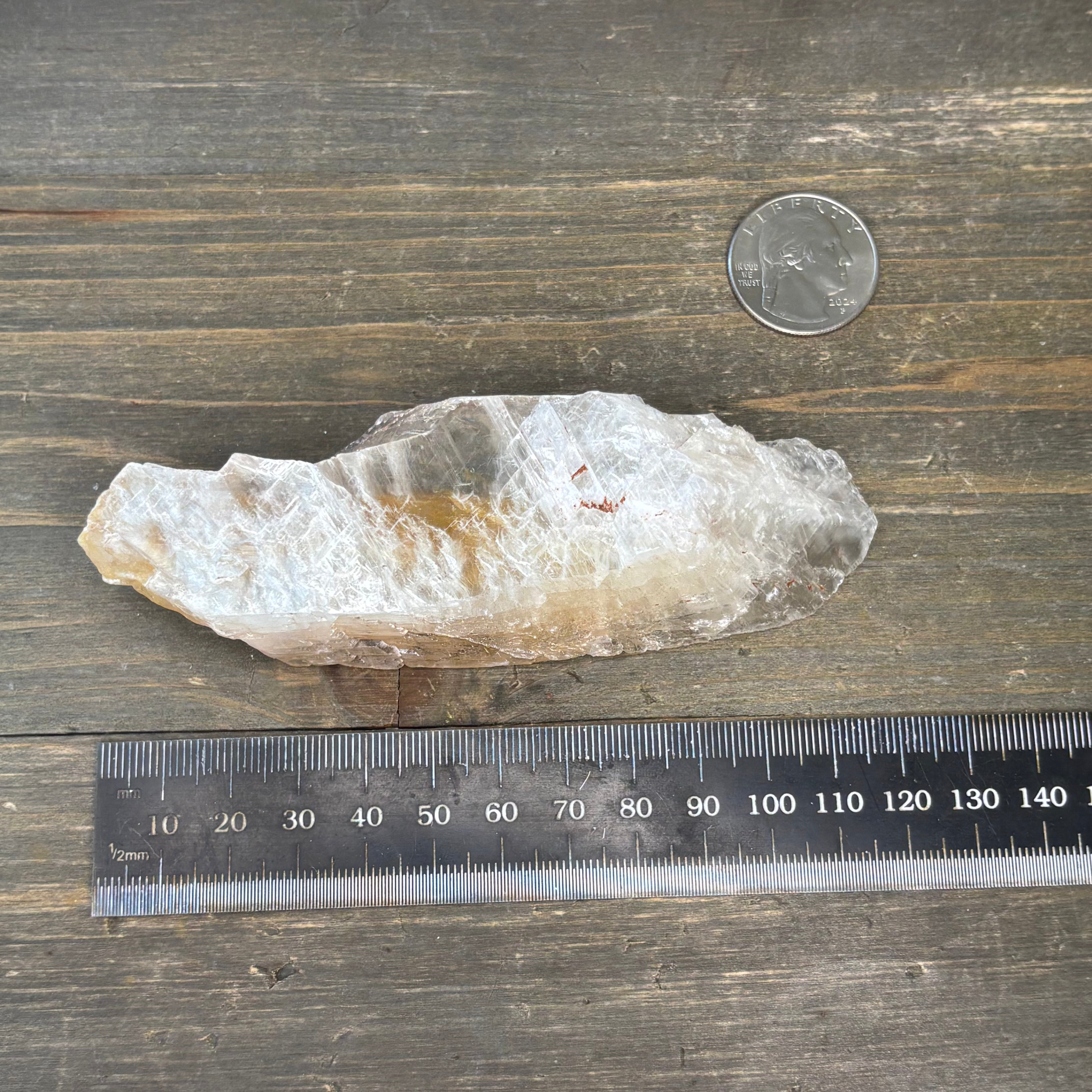 Golden Selenite Window - 610