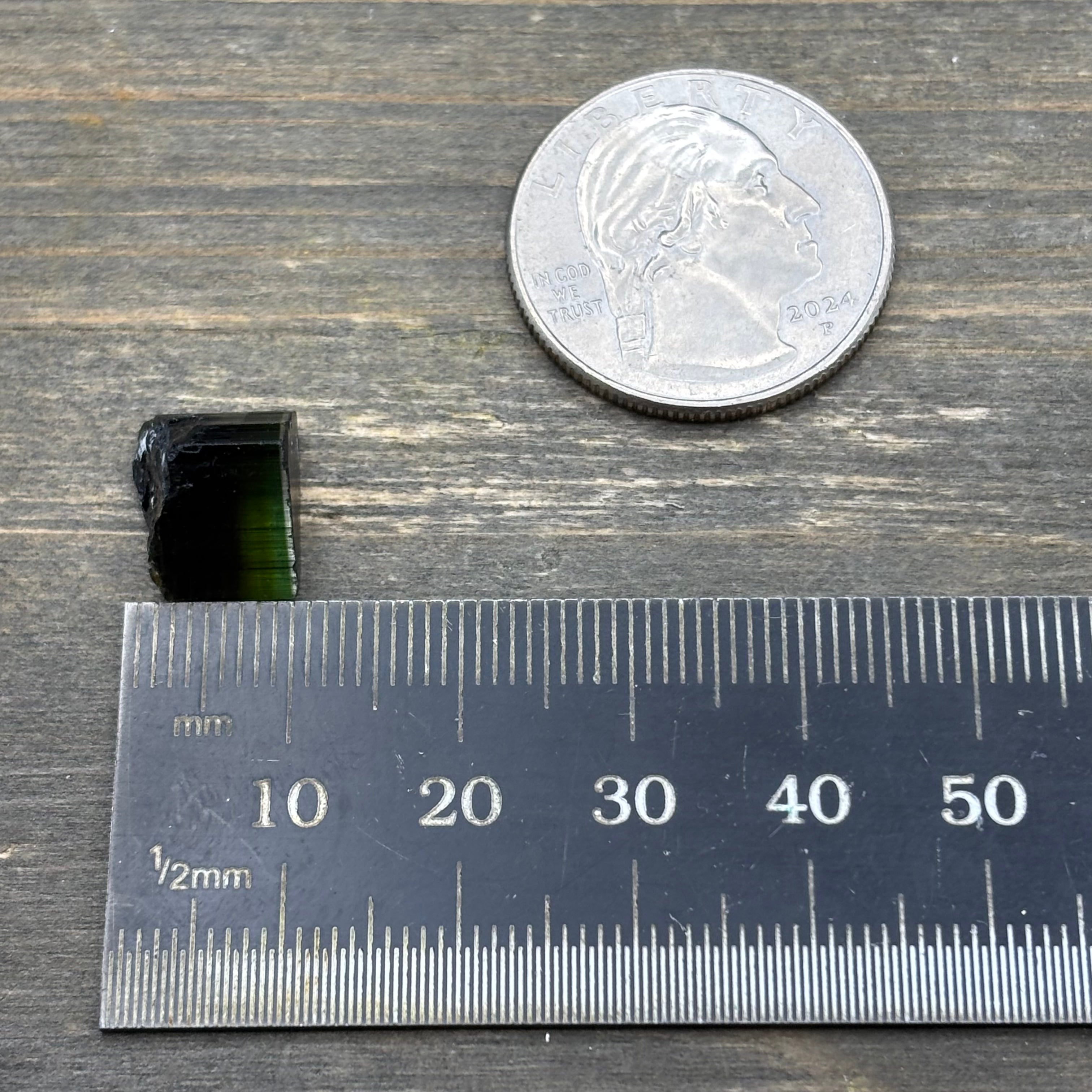 Green Tourmaline Crystal - 210
