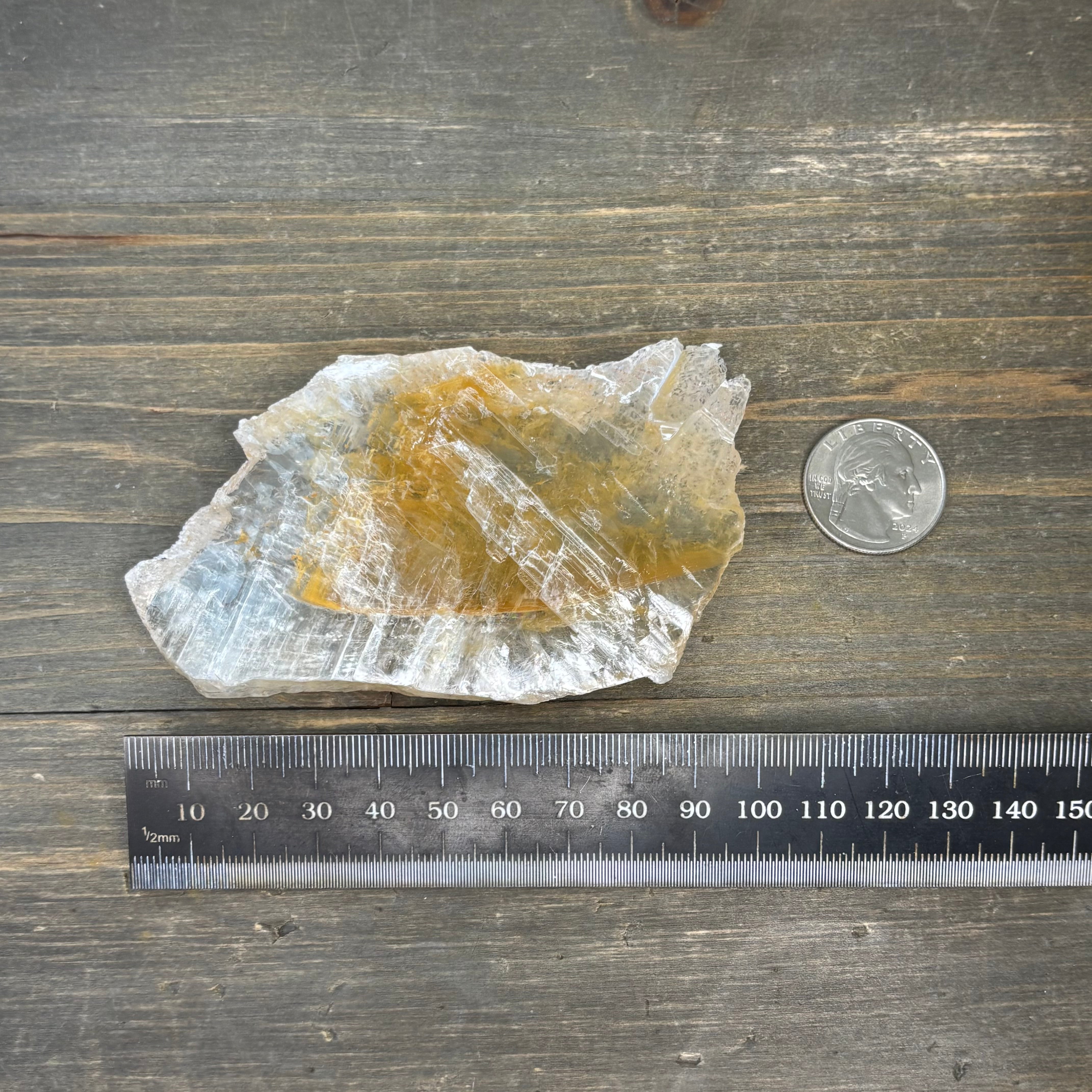 Golden Selenite Window - 611