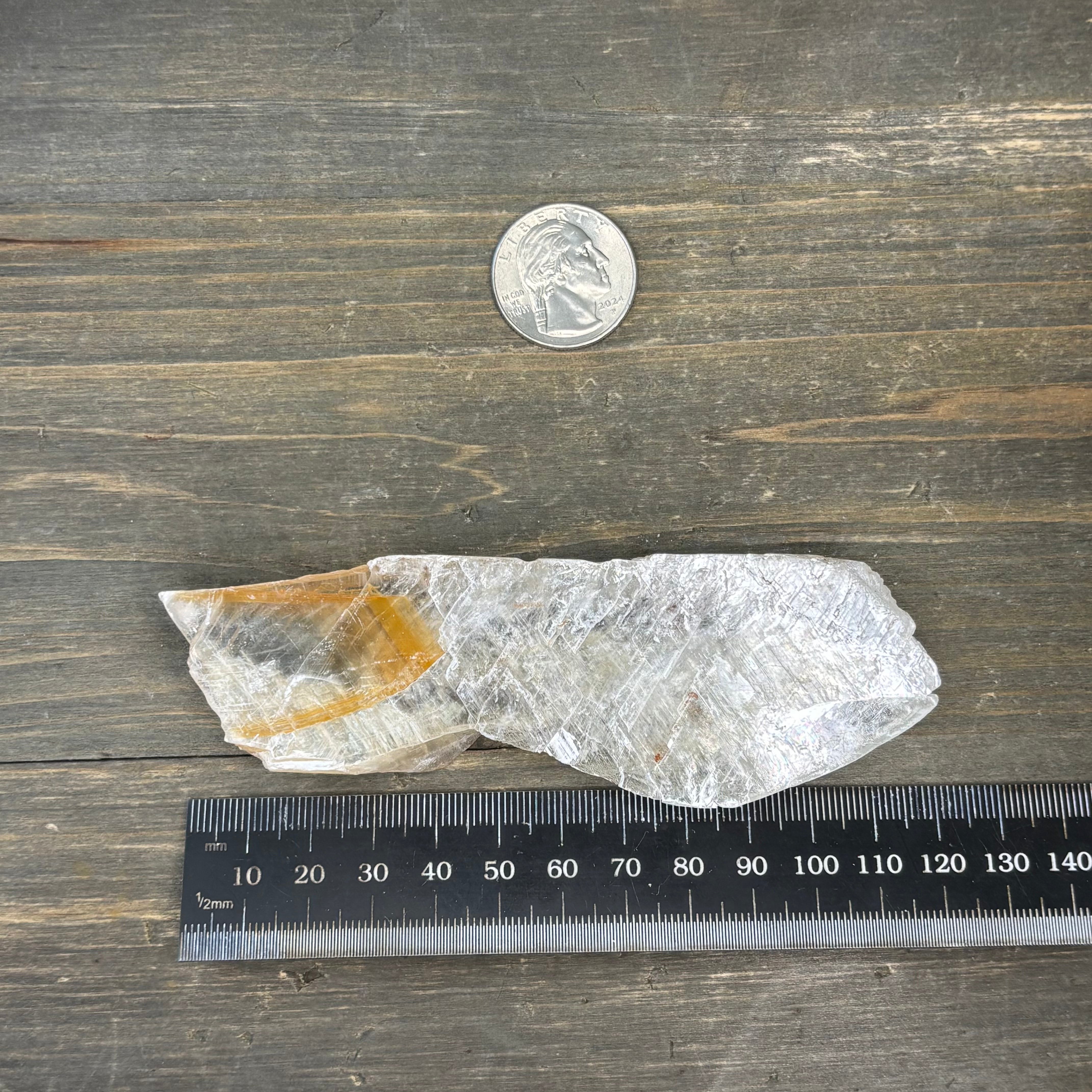 Golden Selenite Window - 613