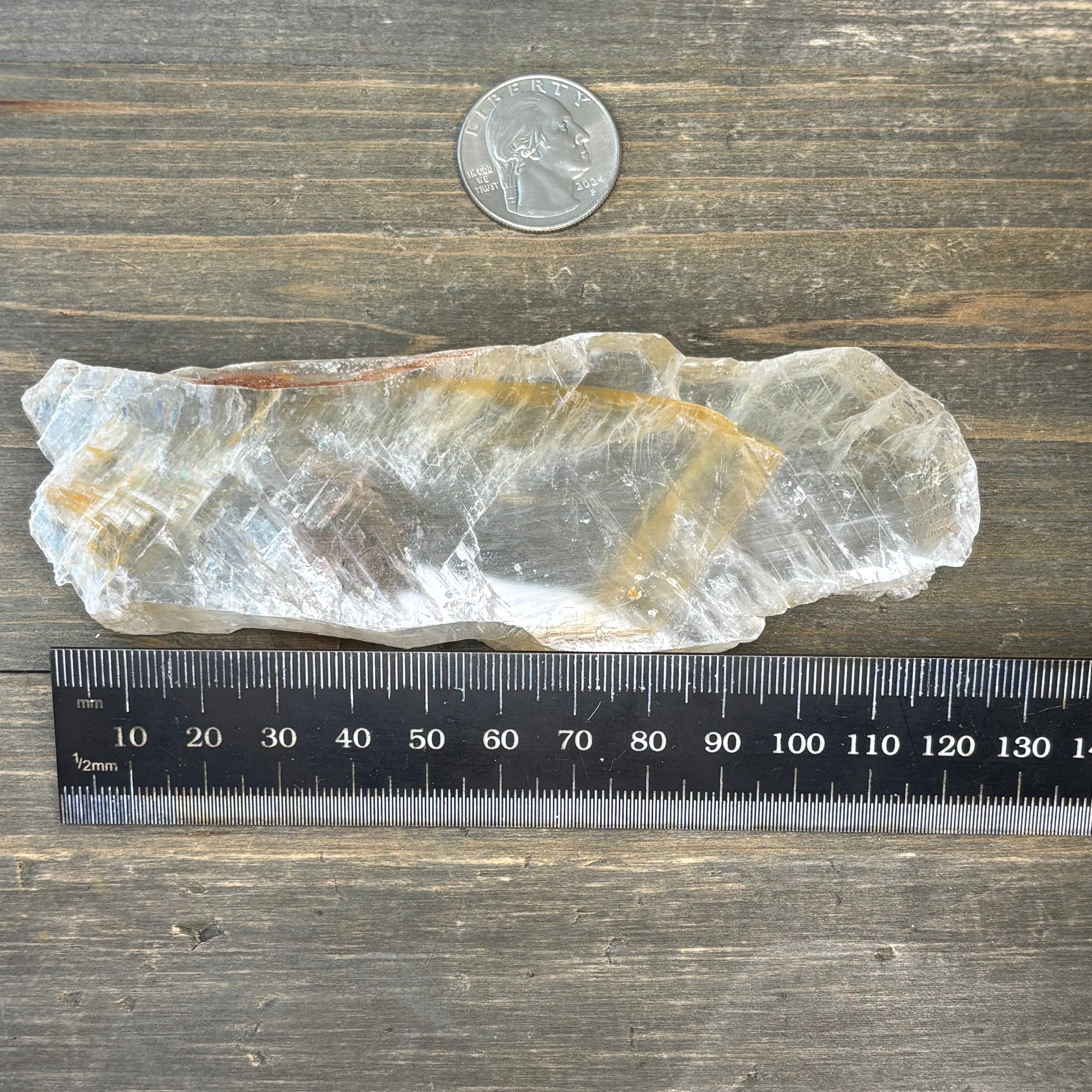Golden Selenite Window - 615