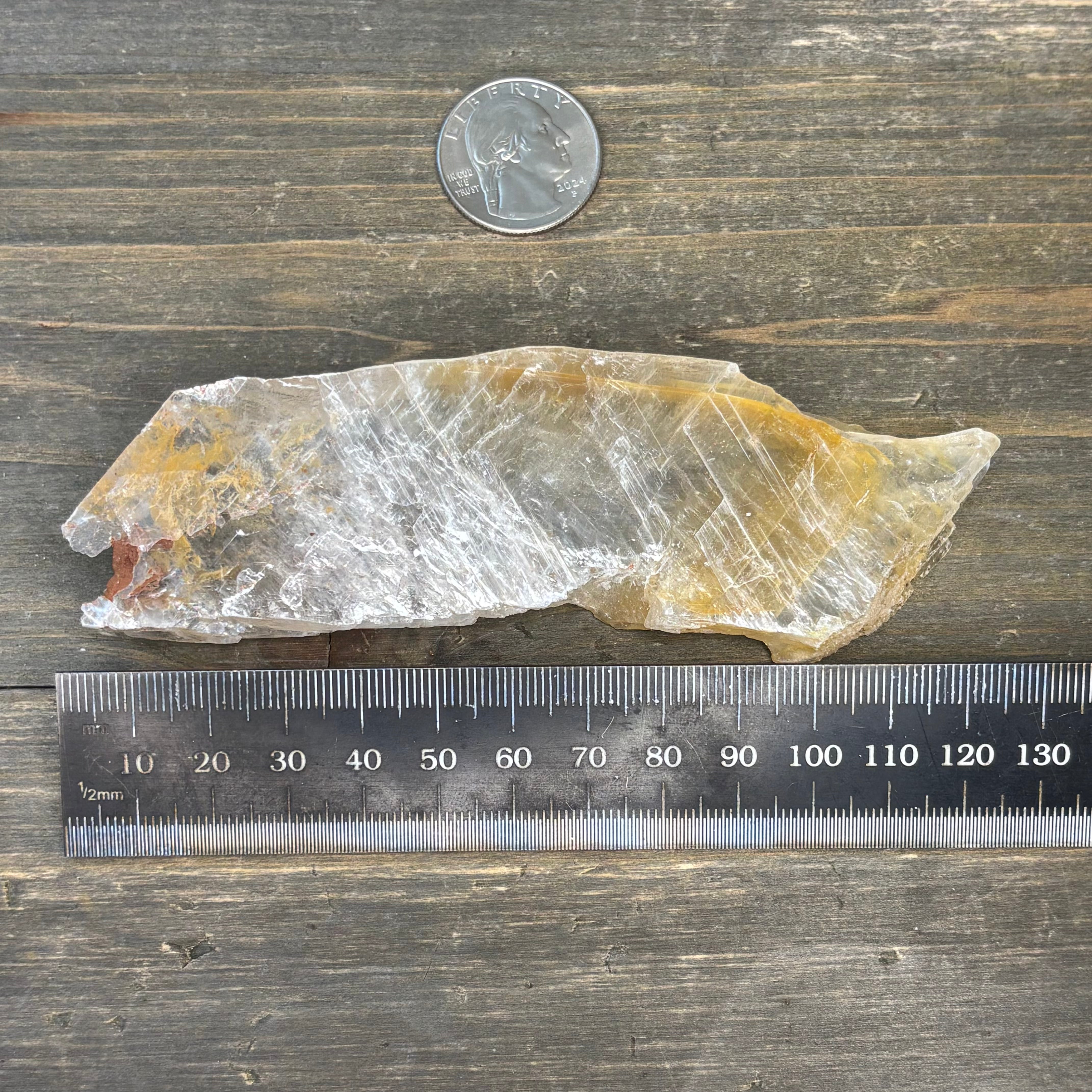 Golden Selenite Window - 616