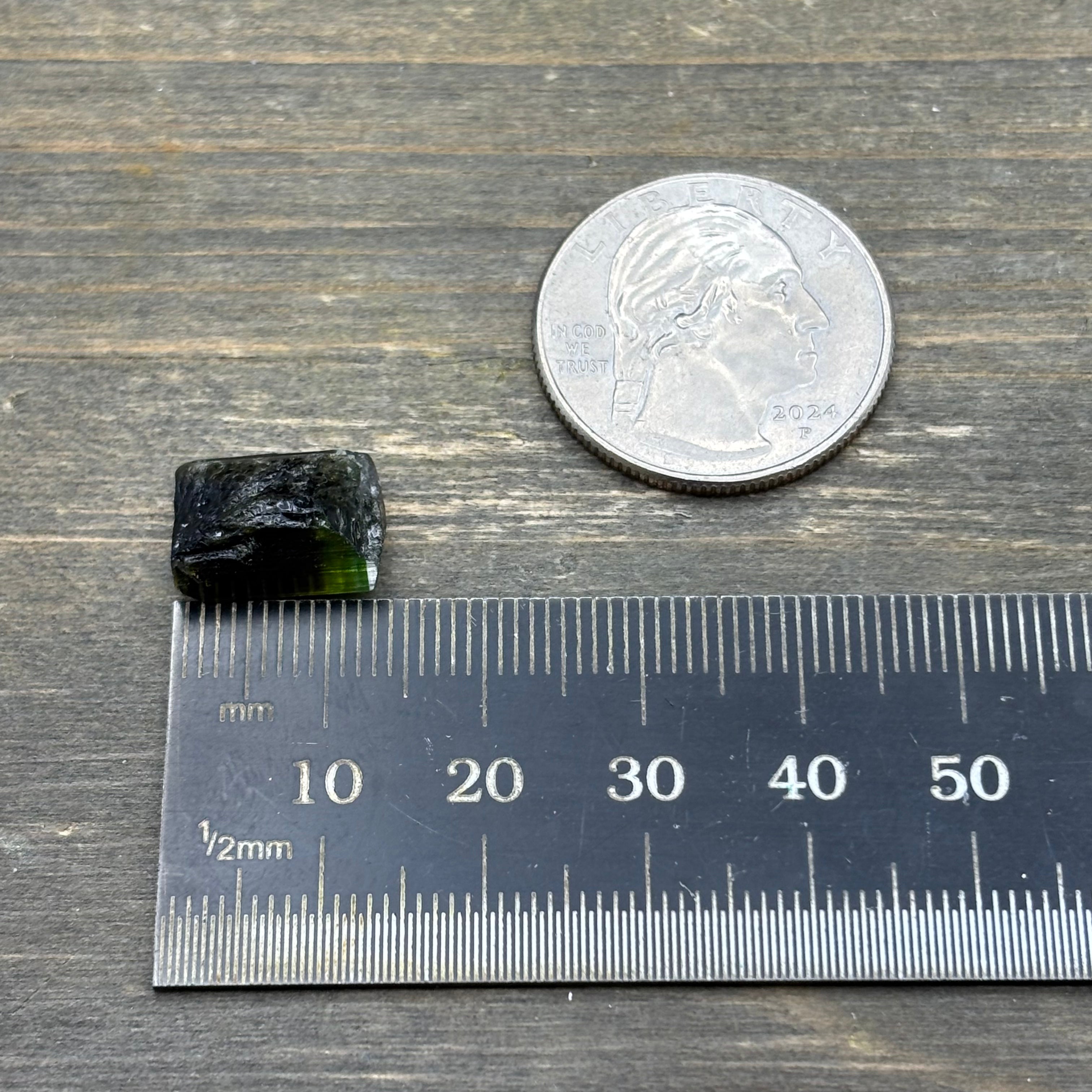 Green Tourmaline Crystal - 220