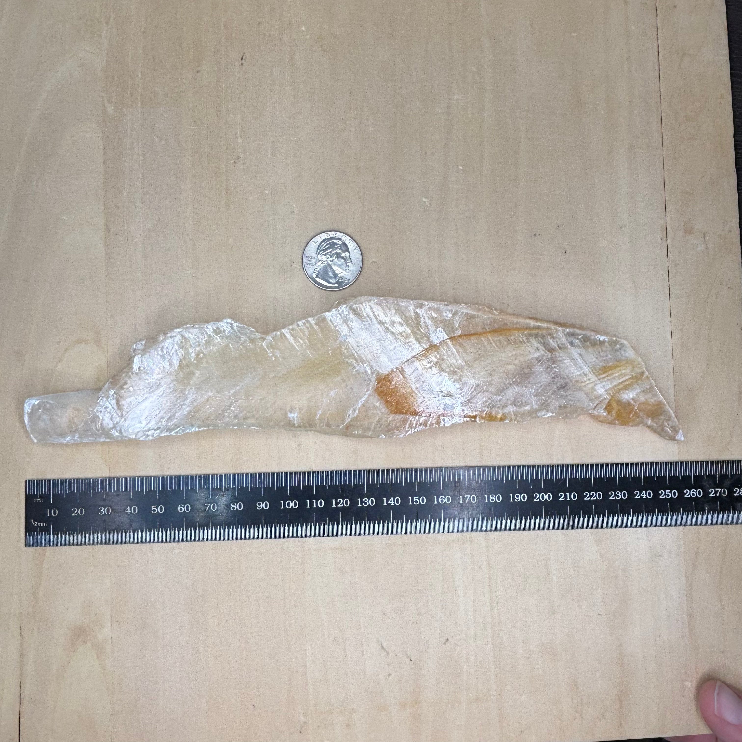 Golden Selenite Window - 618