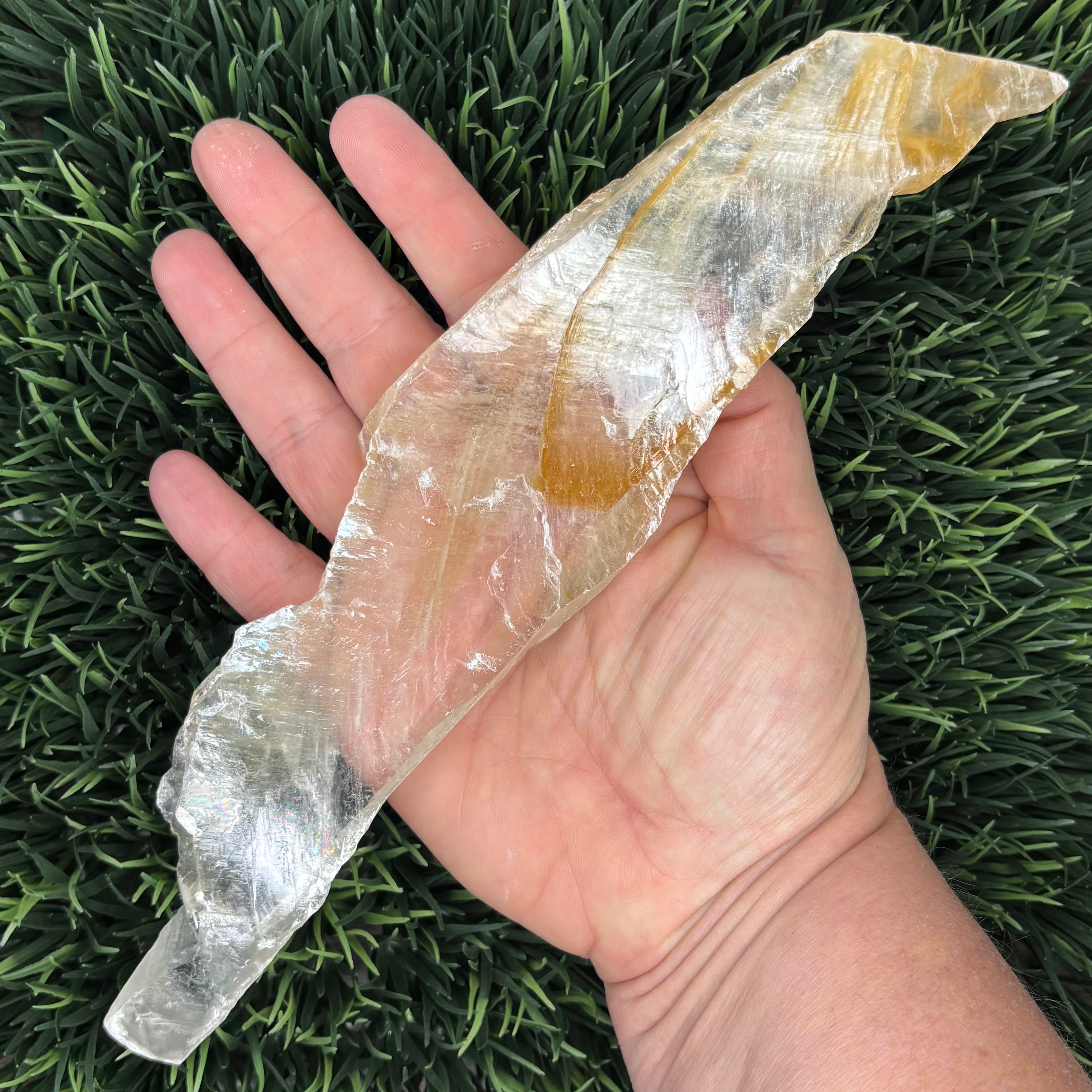 Golden Selenite Window - 618
