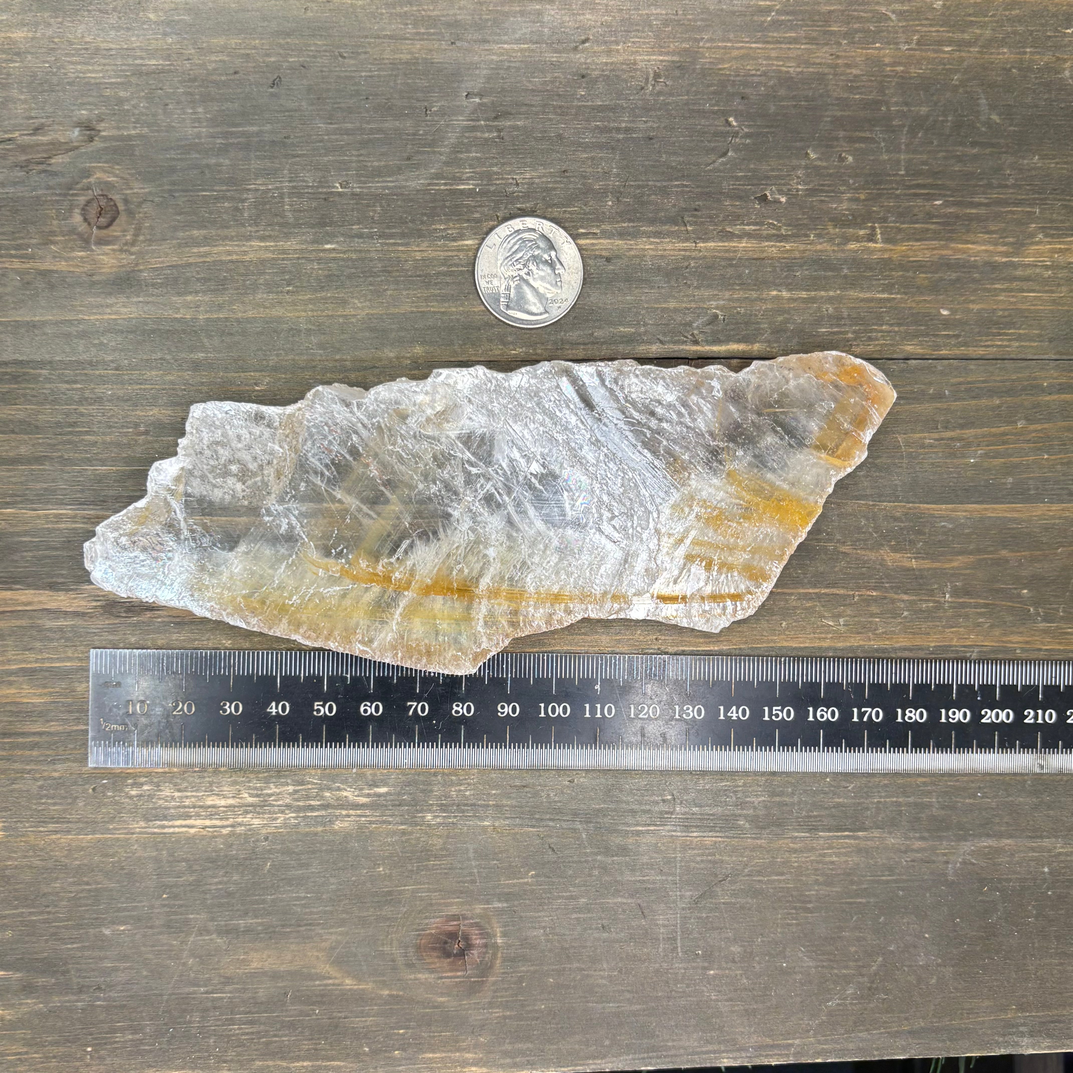 Golden Selenite Window - 620