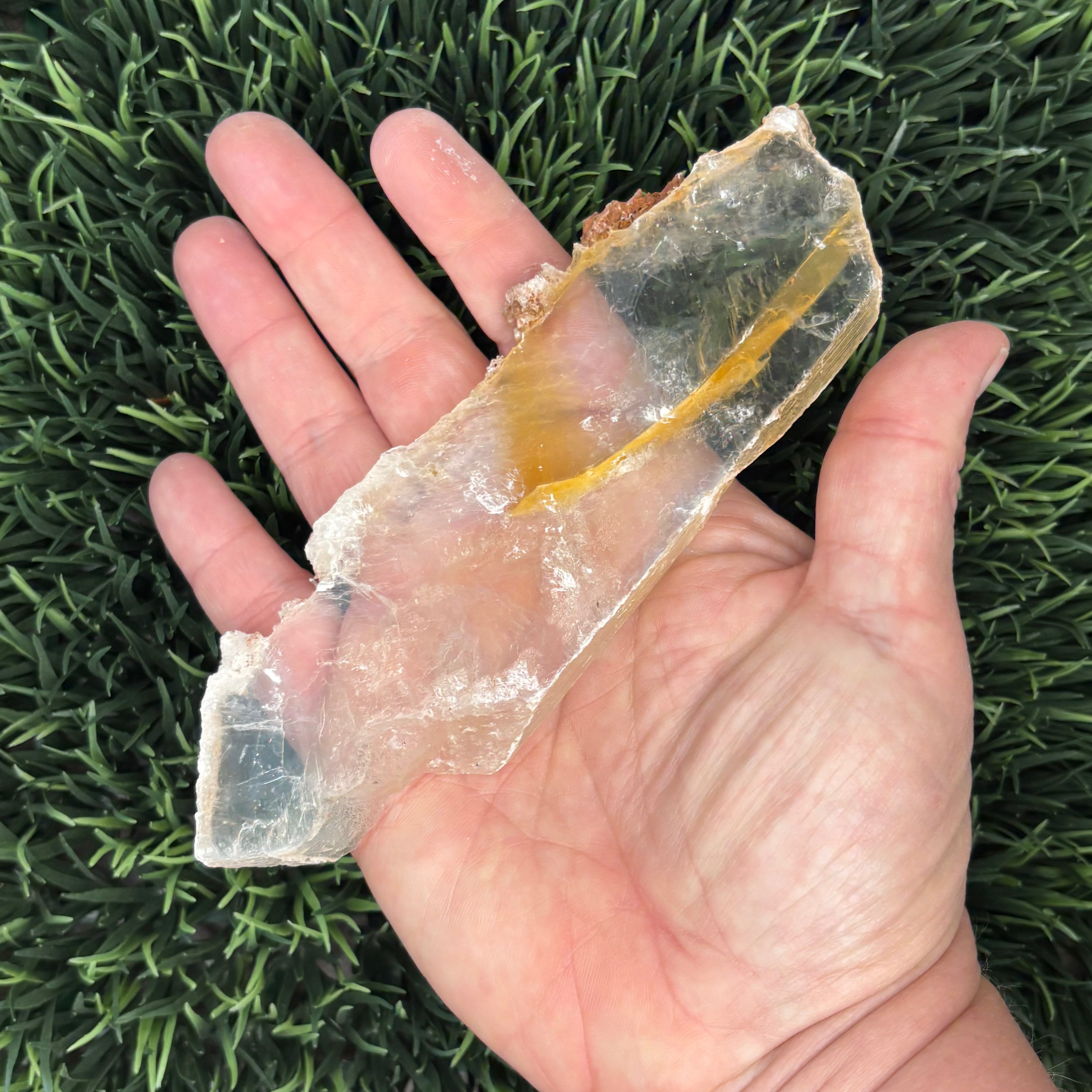 Golden Selenite Window - 623