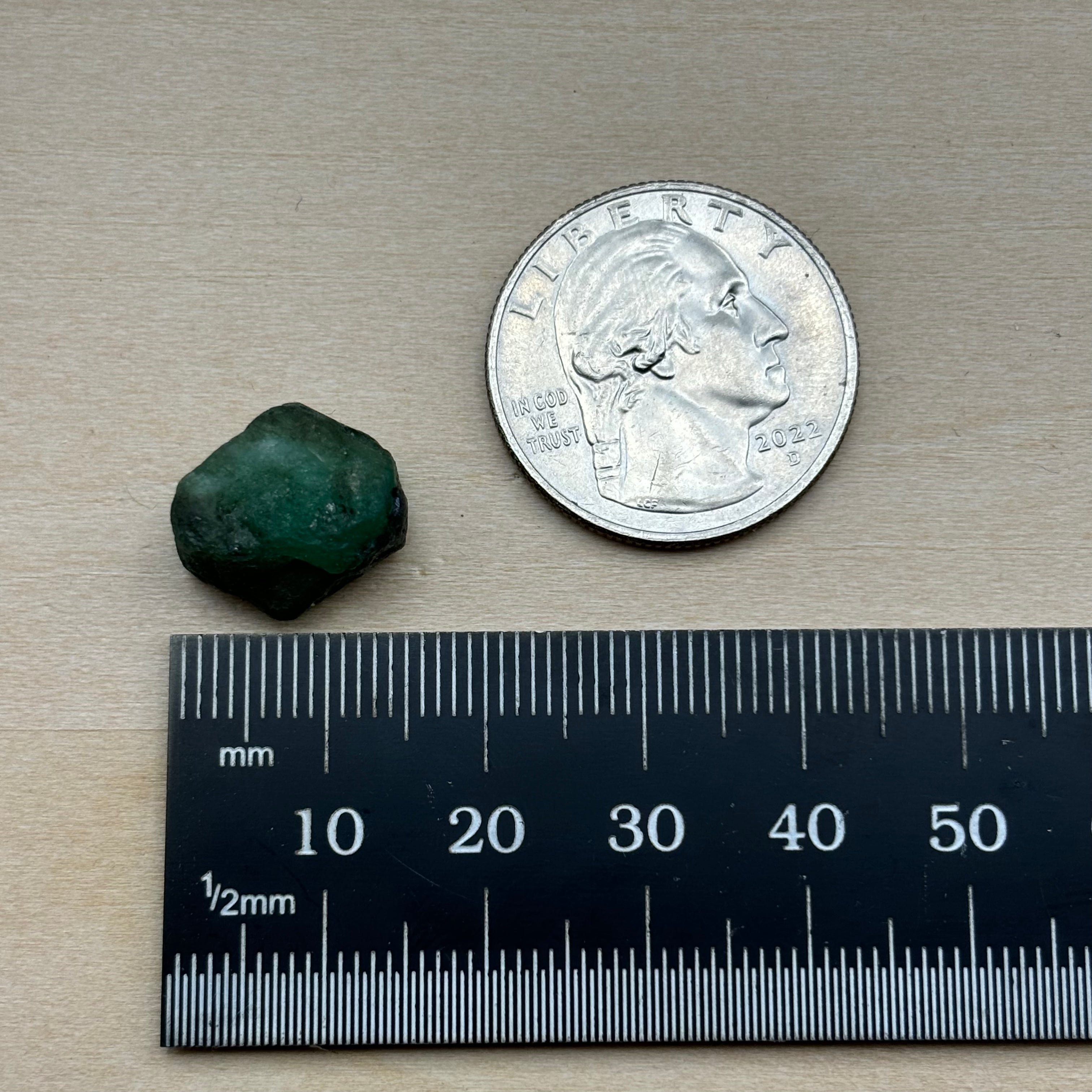 Emerald, Natural Rough - 026