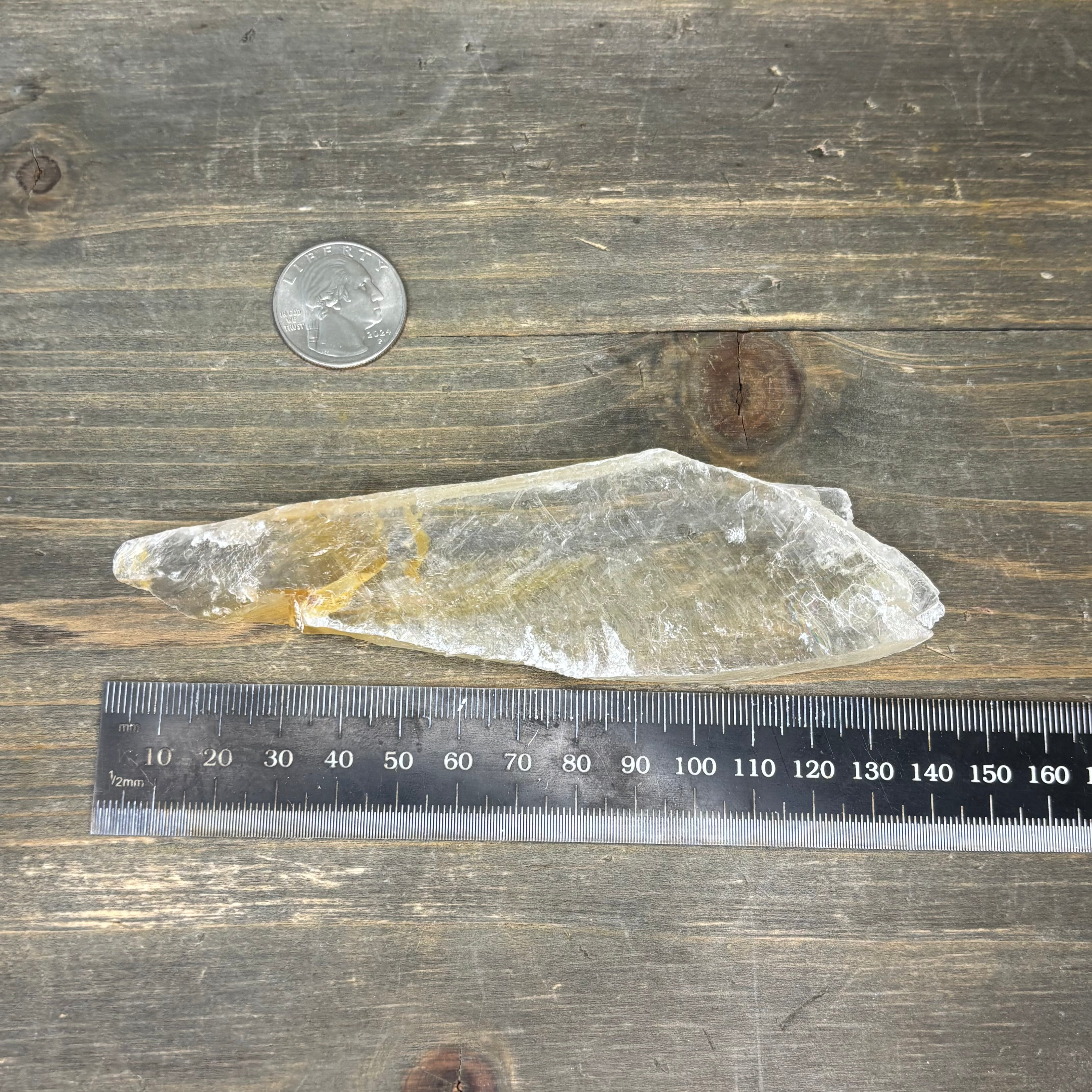 Golden Selenite Window - 625