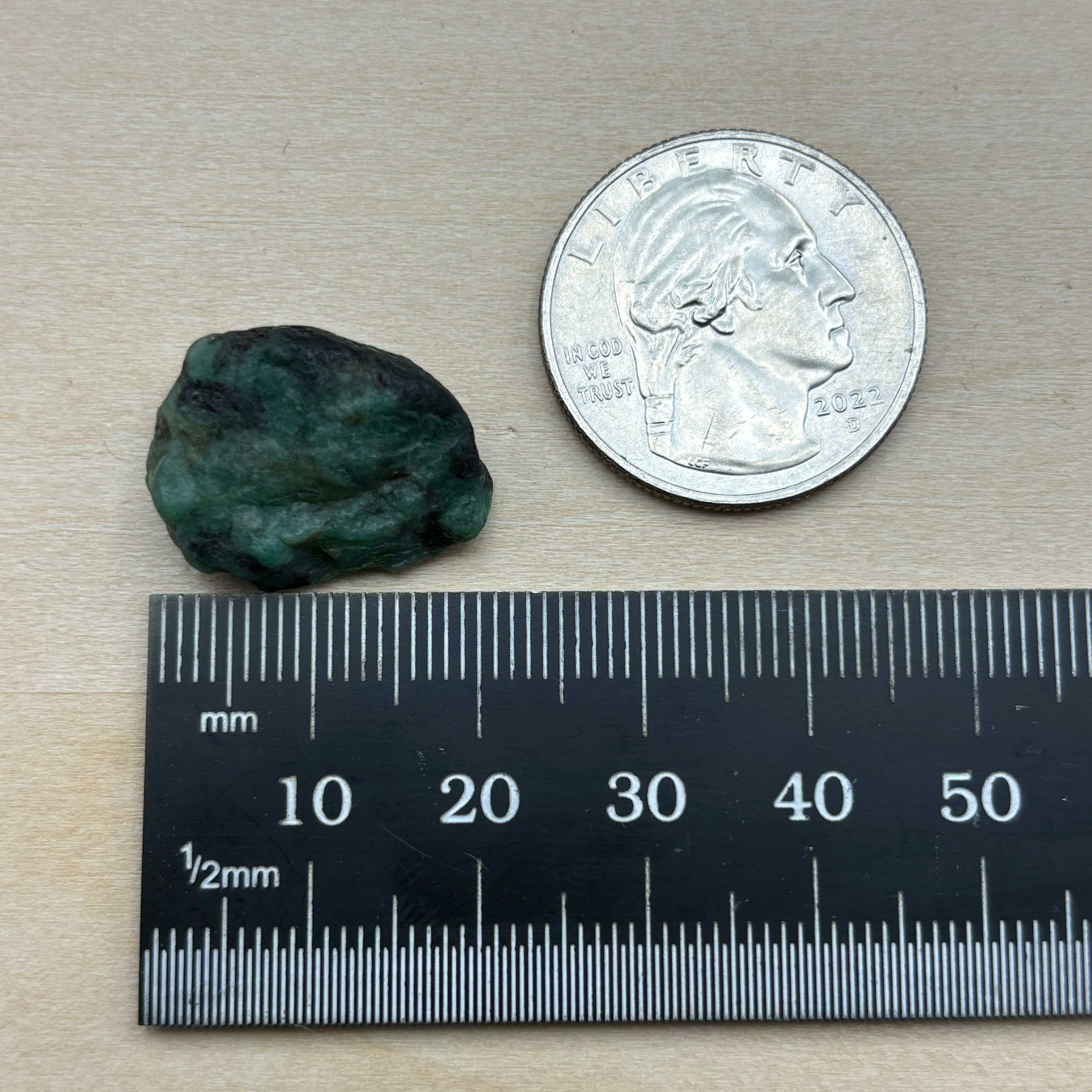 Emerald, Natural Rough - 028