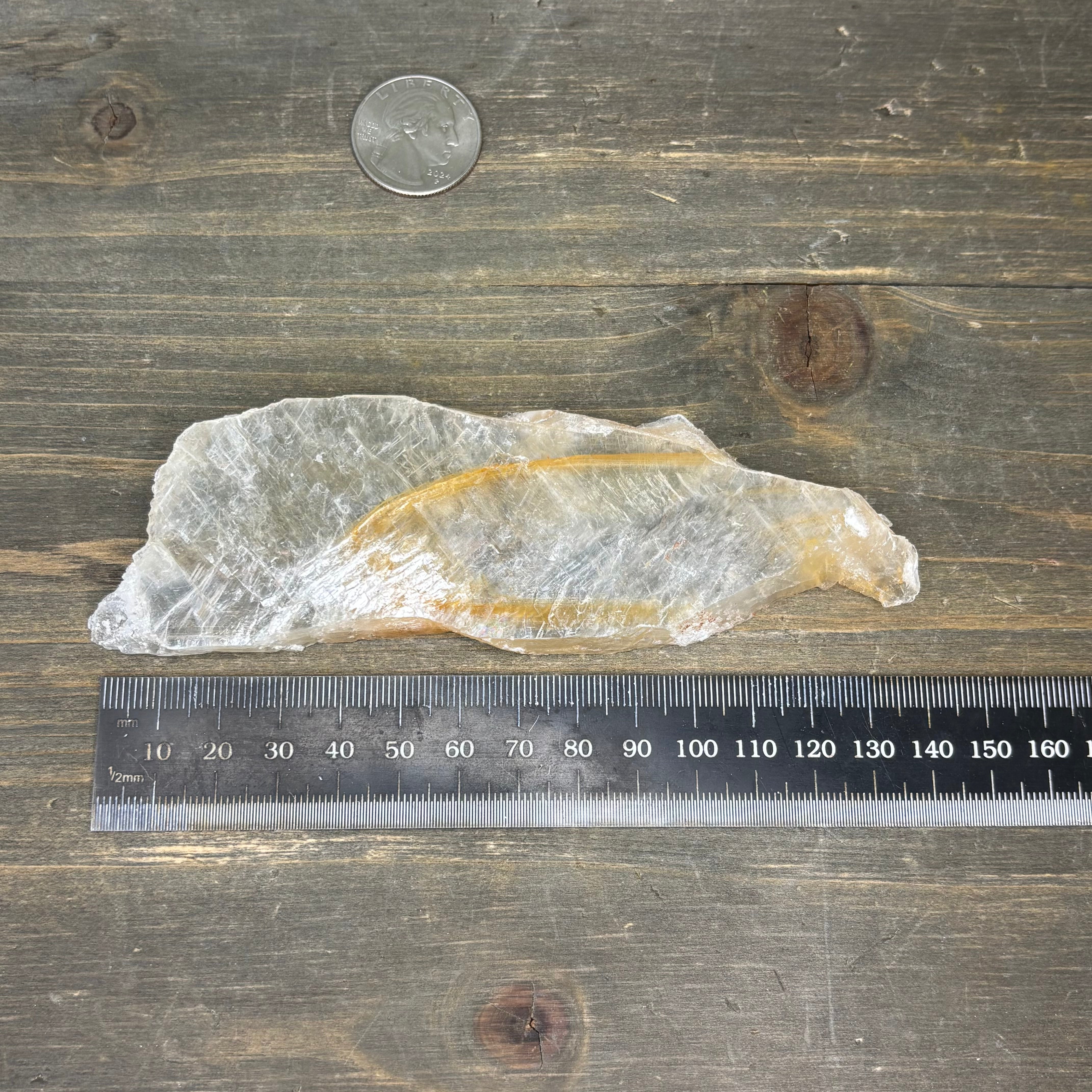 Golden Selenite Window - 626