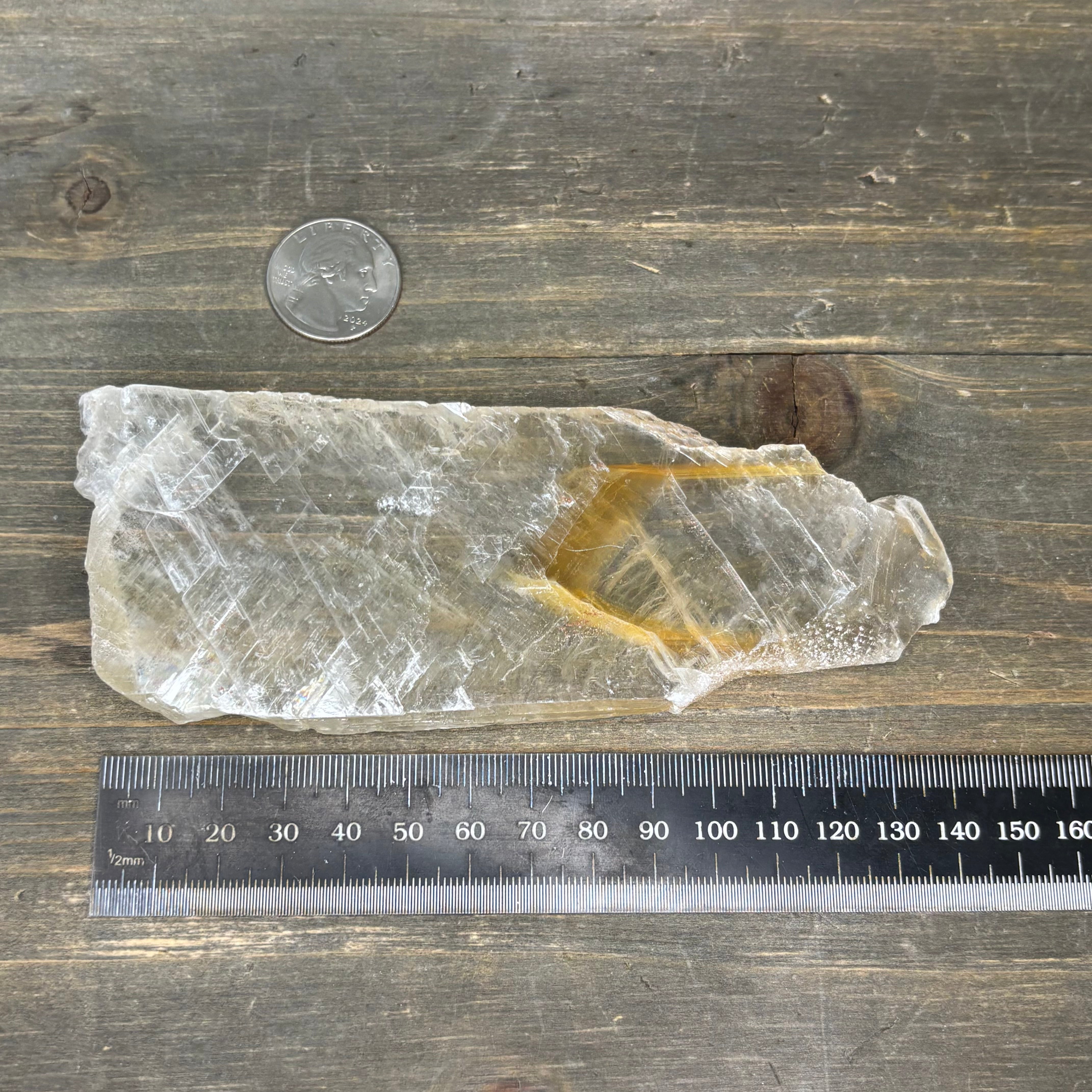 Golden Selenite Window - 628