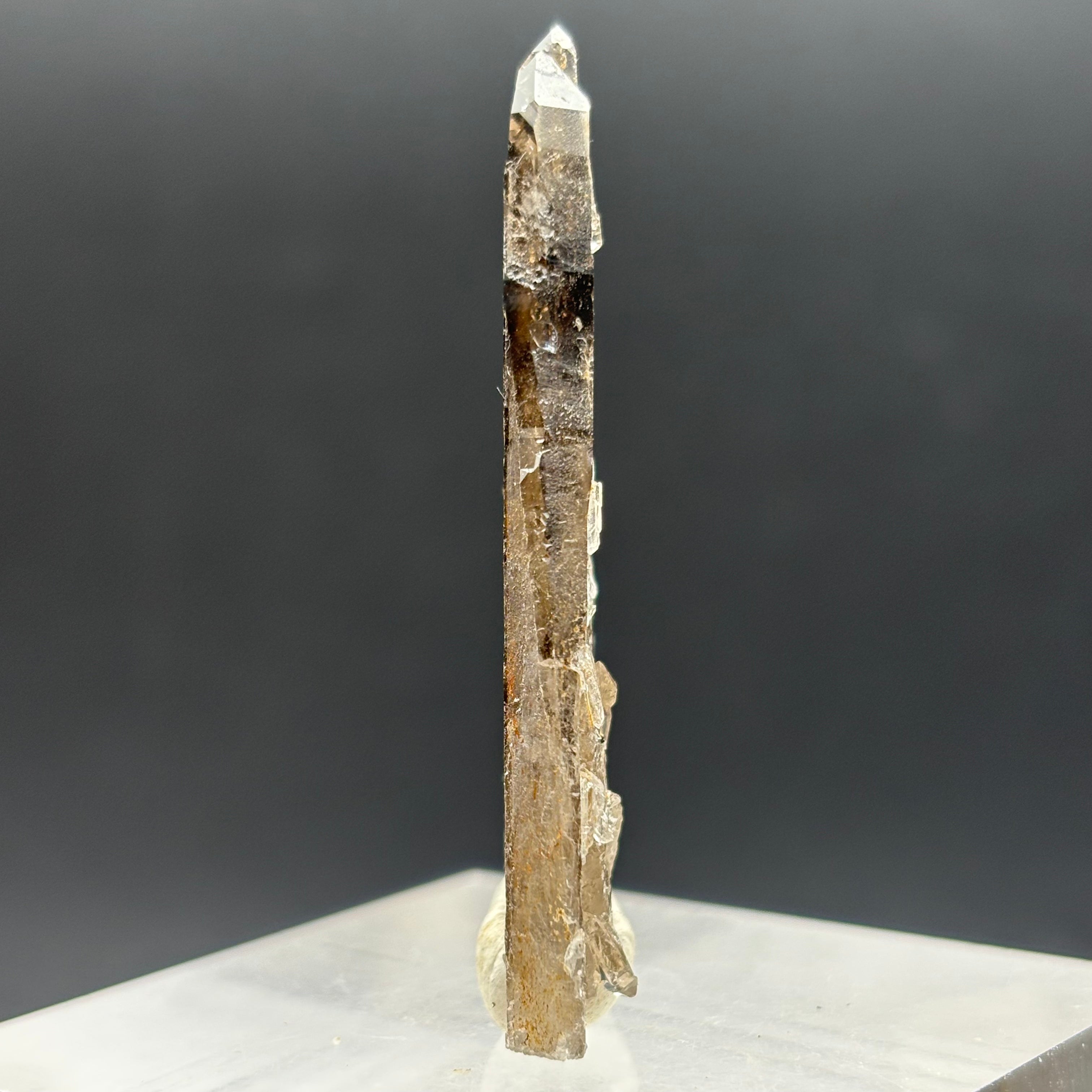 Dark Smoky Quartz Crystal - 014