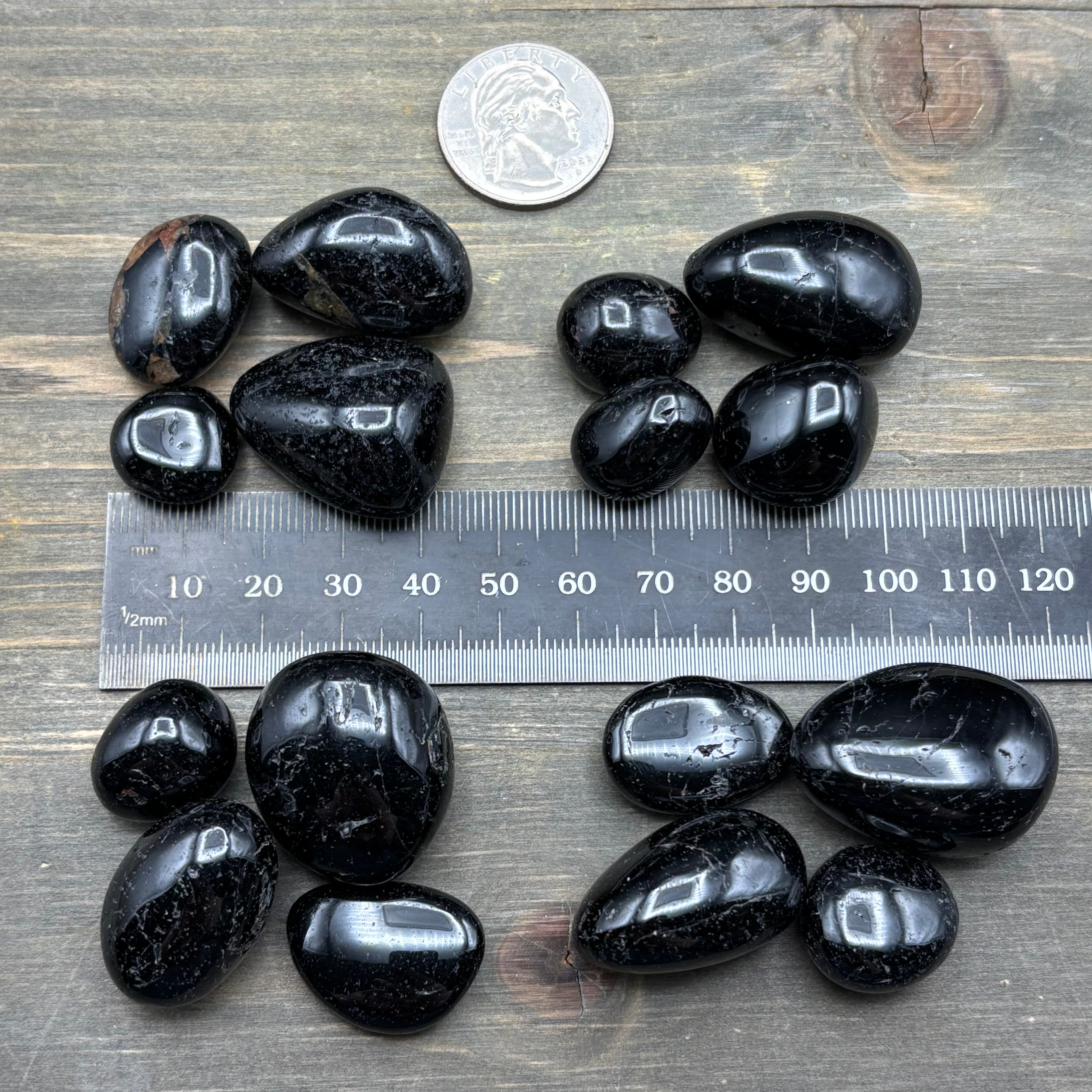 Black Tourmaline Polish - Kit of 4