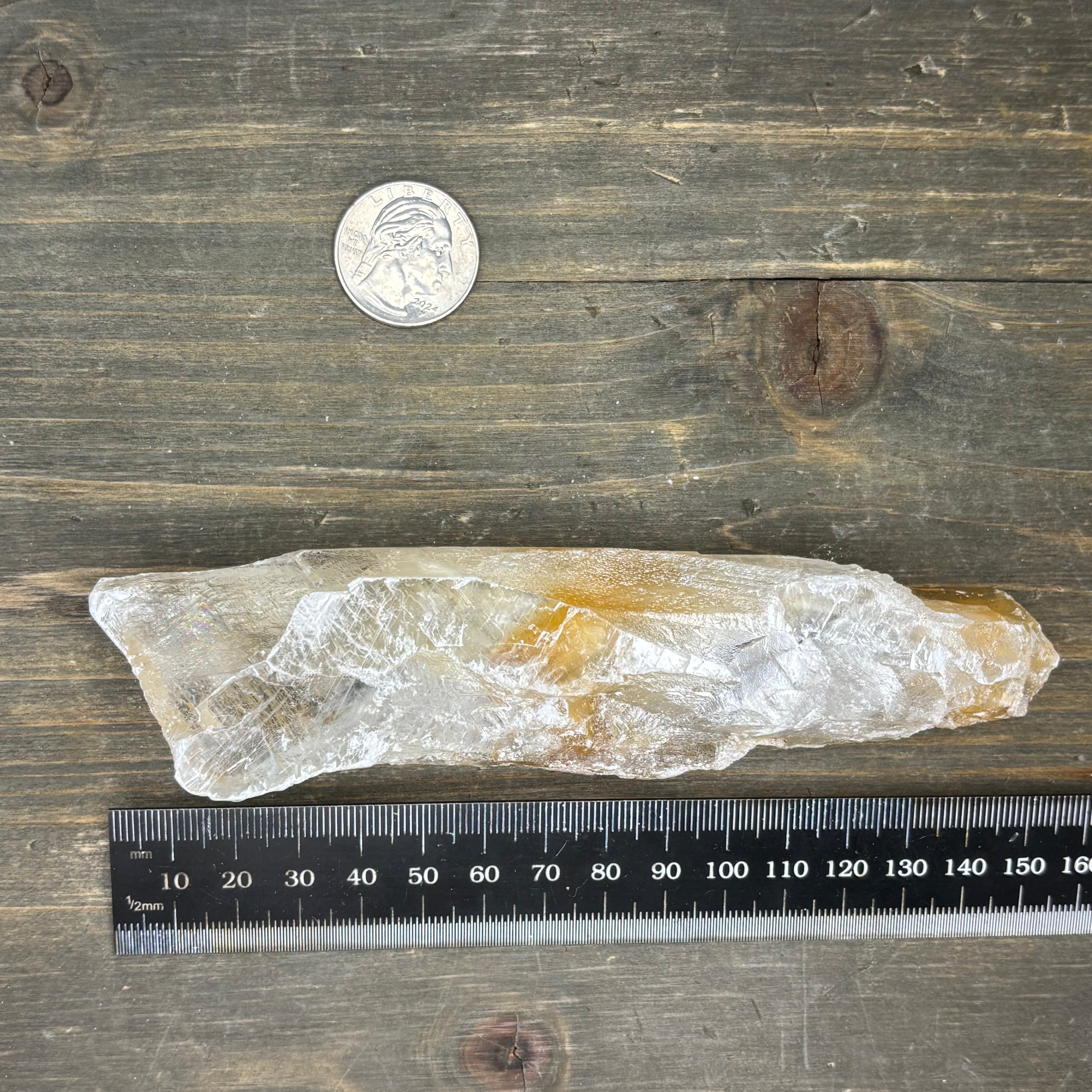 Golden Selenite Window - 639