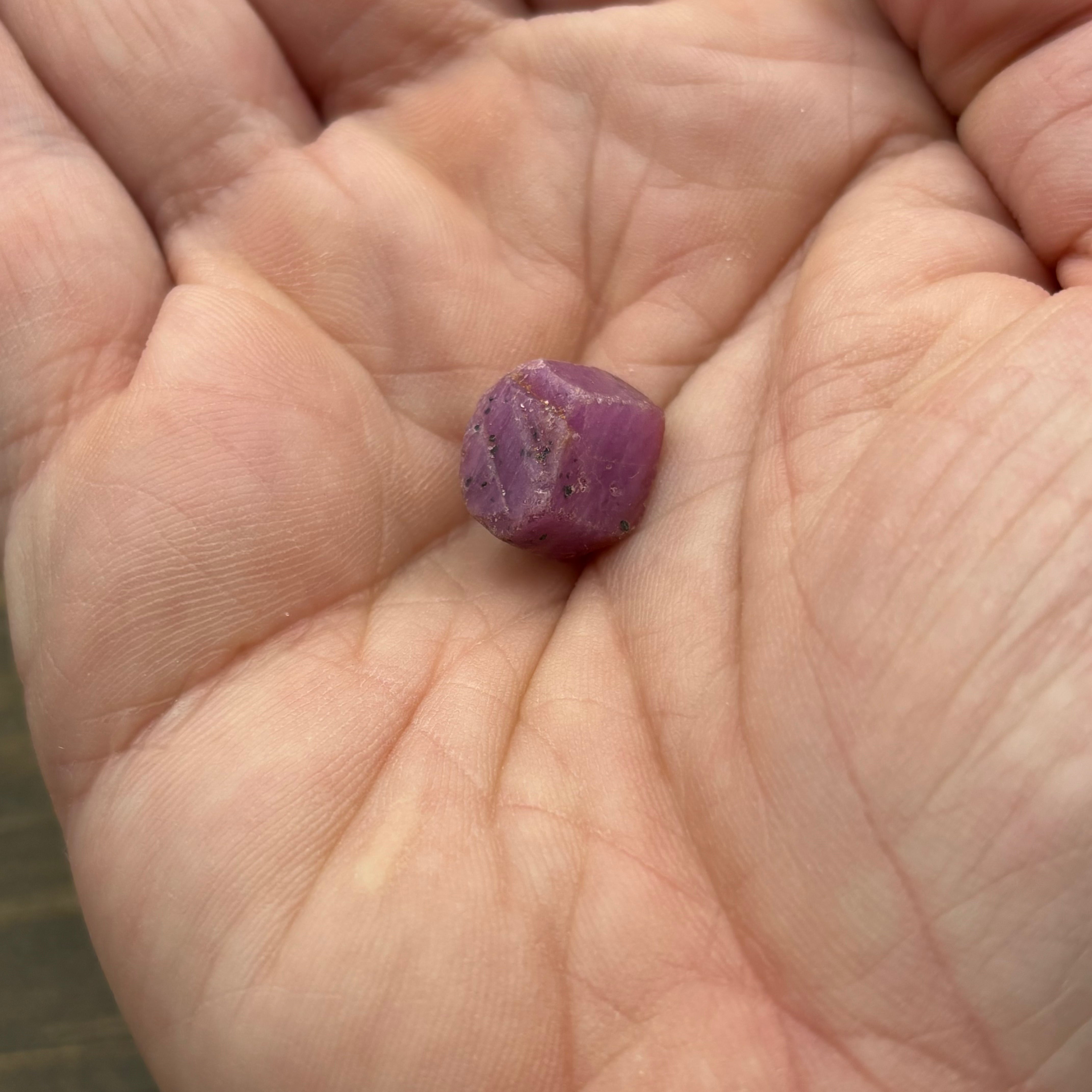 Natural Fluorescent Ruby Crystal - 092