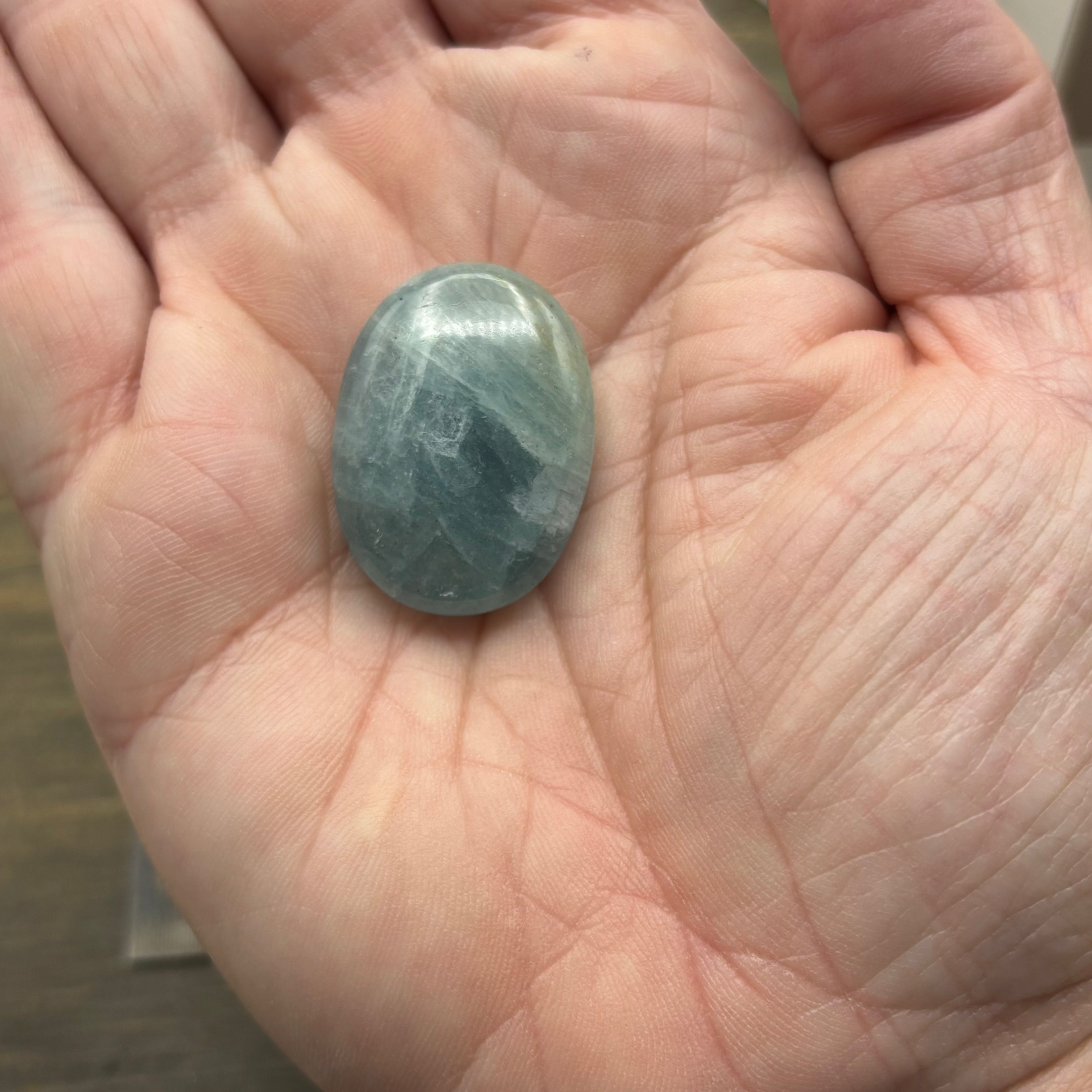 Aquamarine Magic Oval - 003