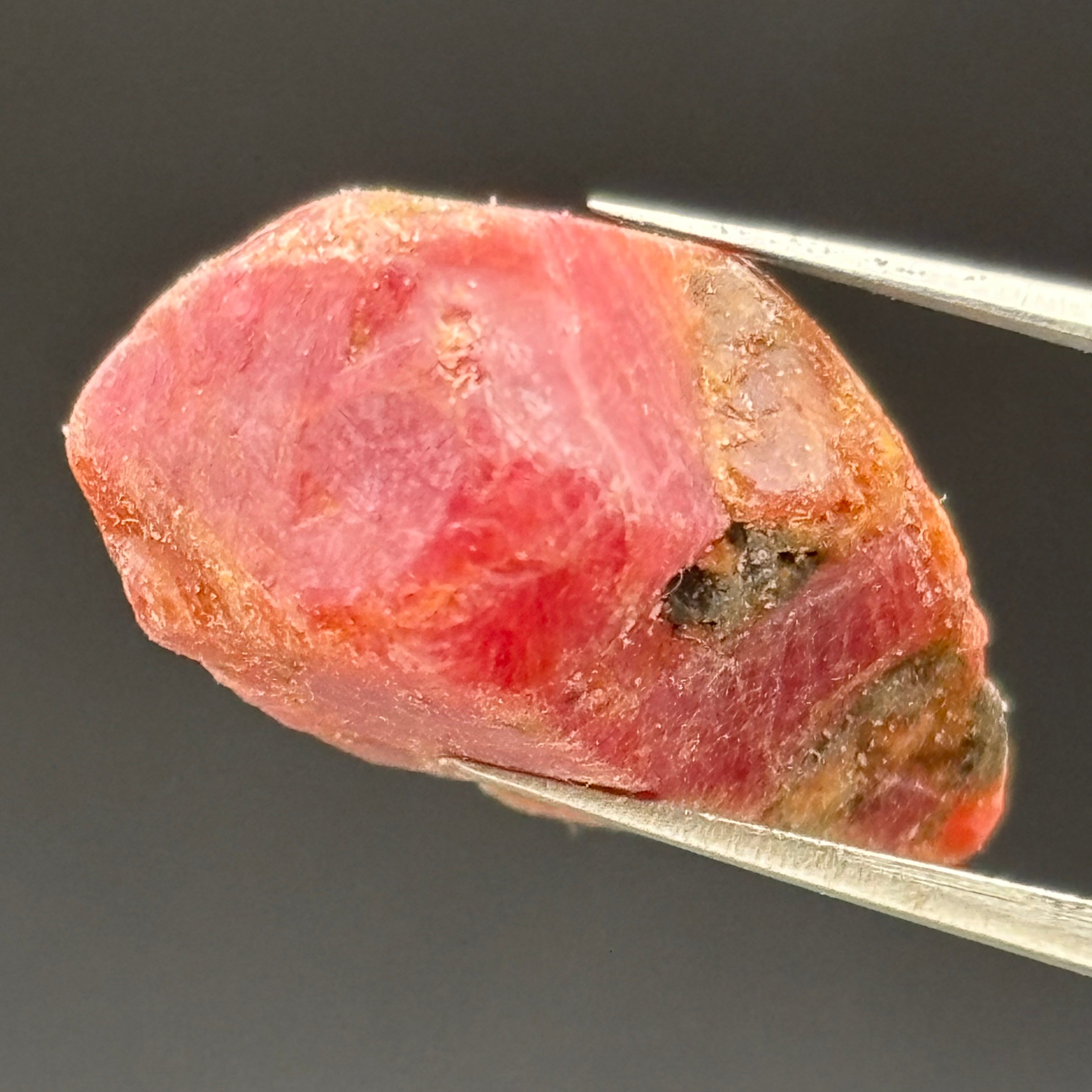 Natural Fluorescent Ruby Crystal - 098