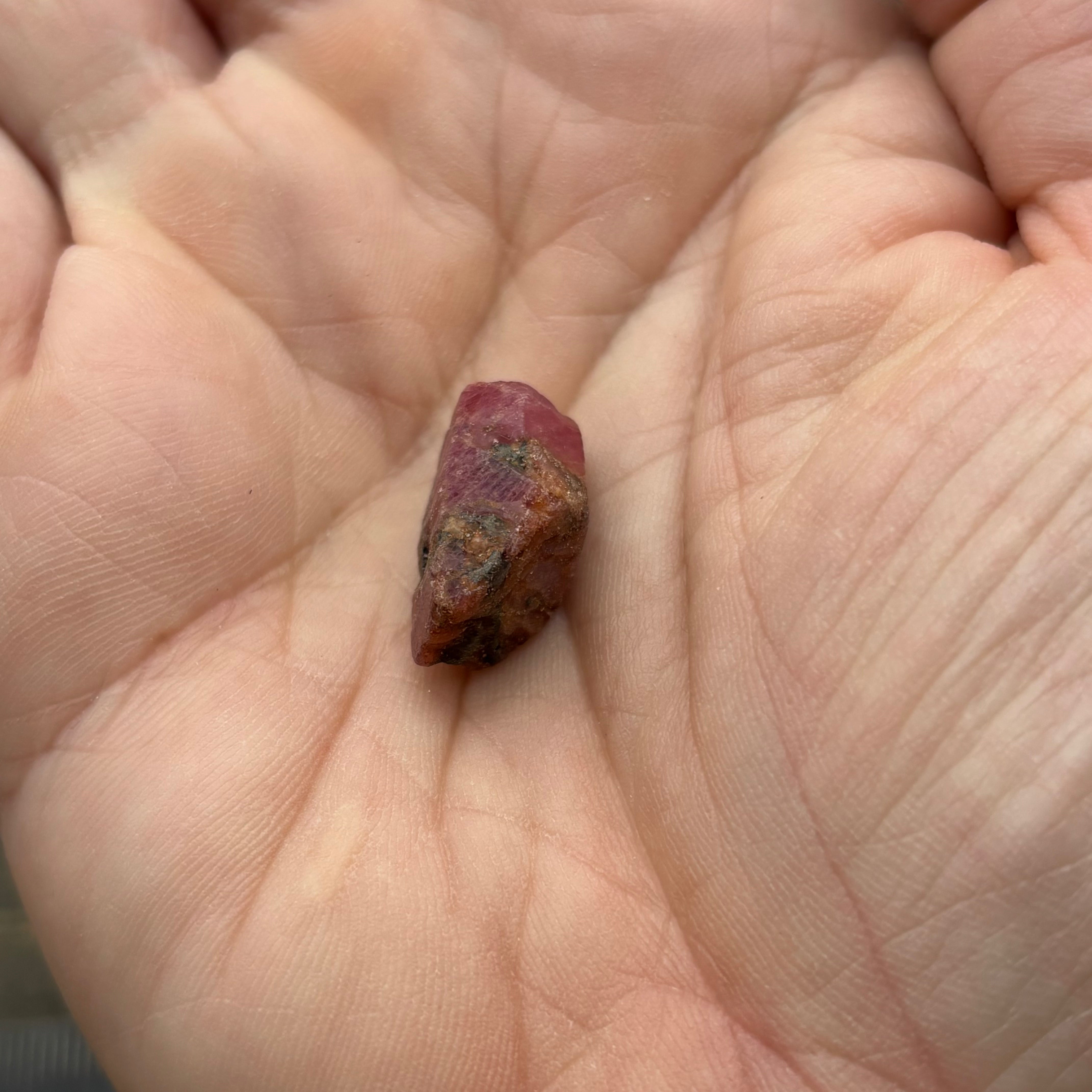 Natural Fluorescent Ruby Crystal - 098