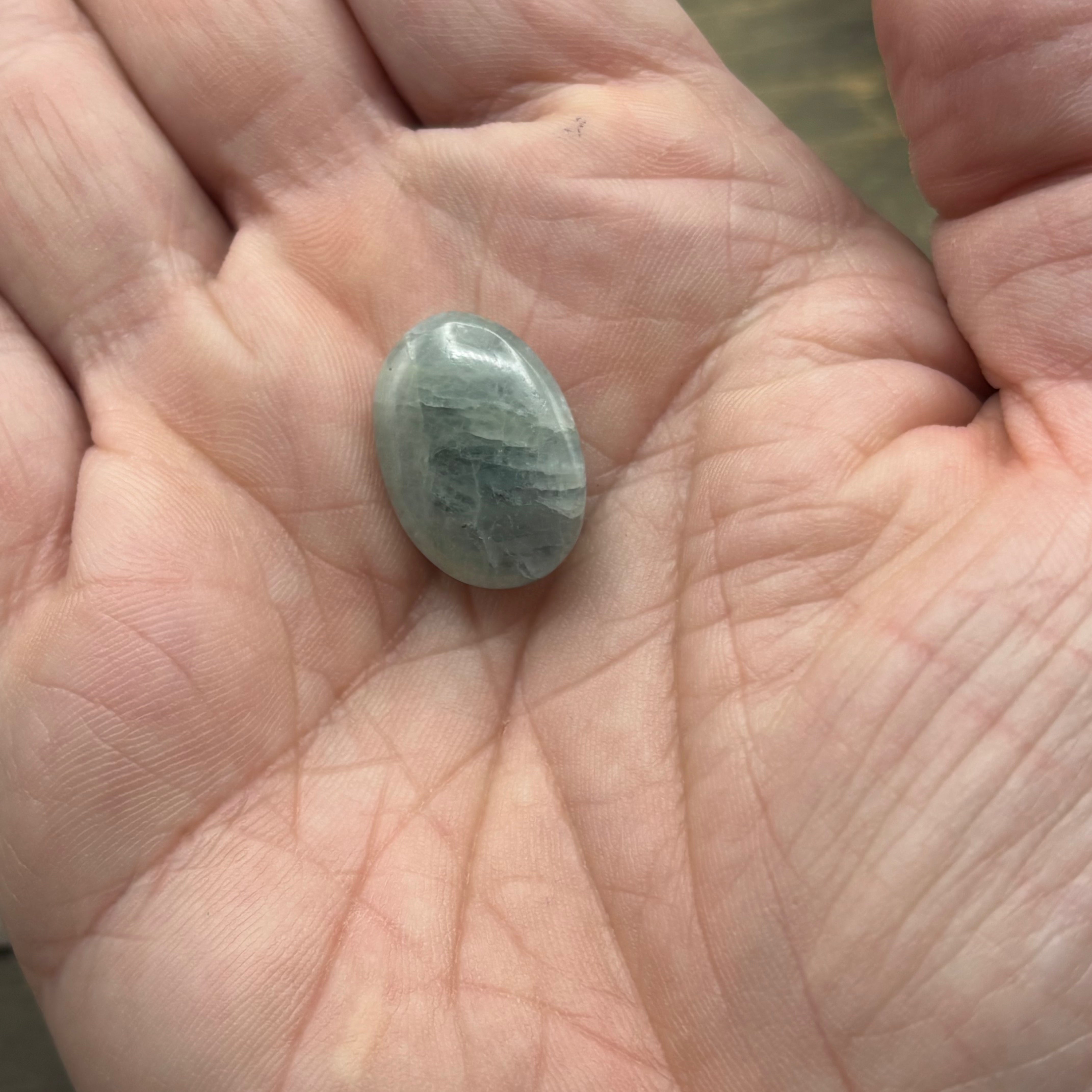 Aquamarine Magic Oval - 009