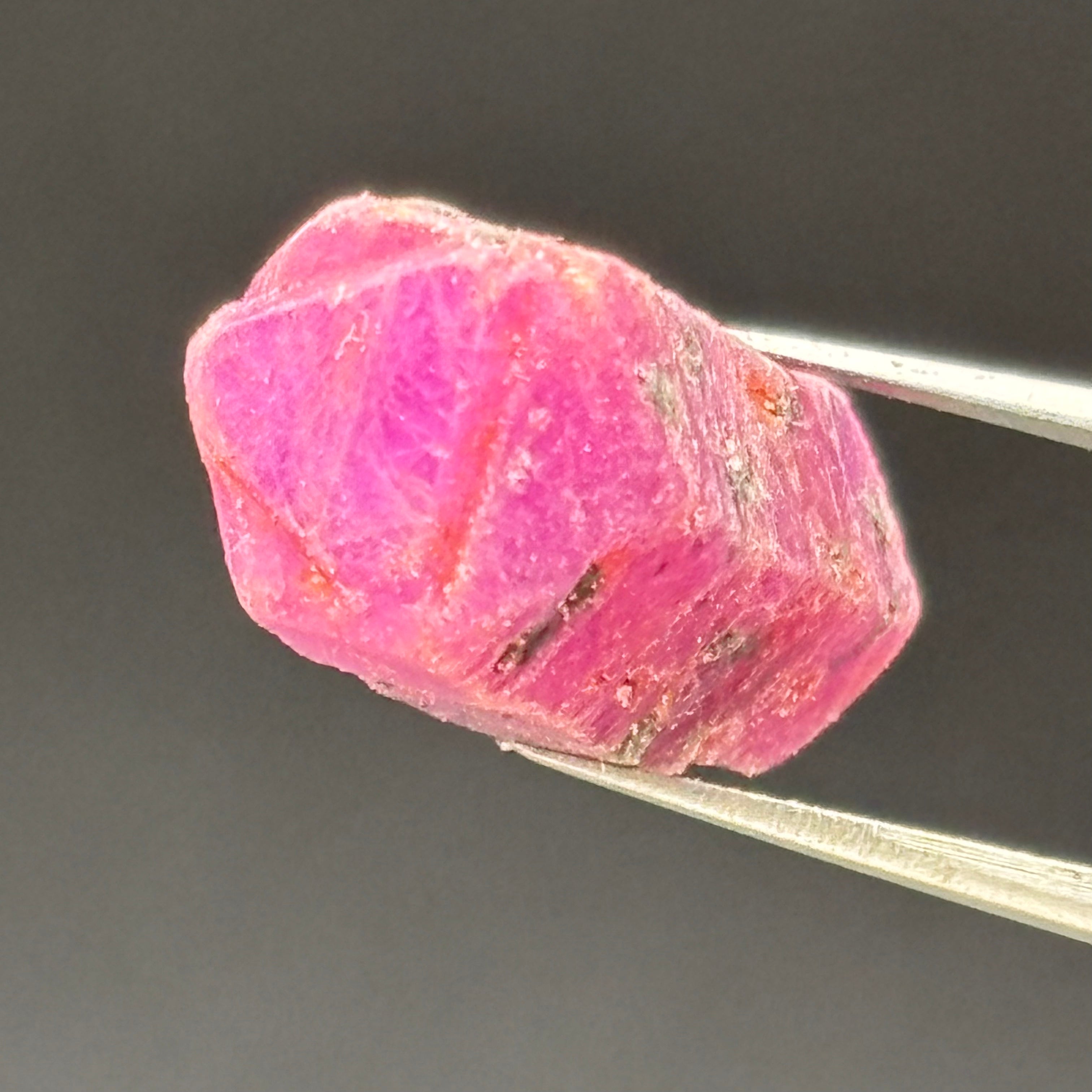 Natural Fluorescent Ruby Crystal - 099