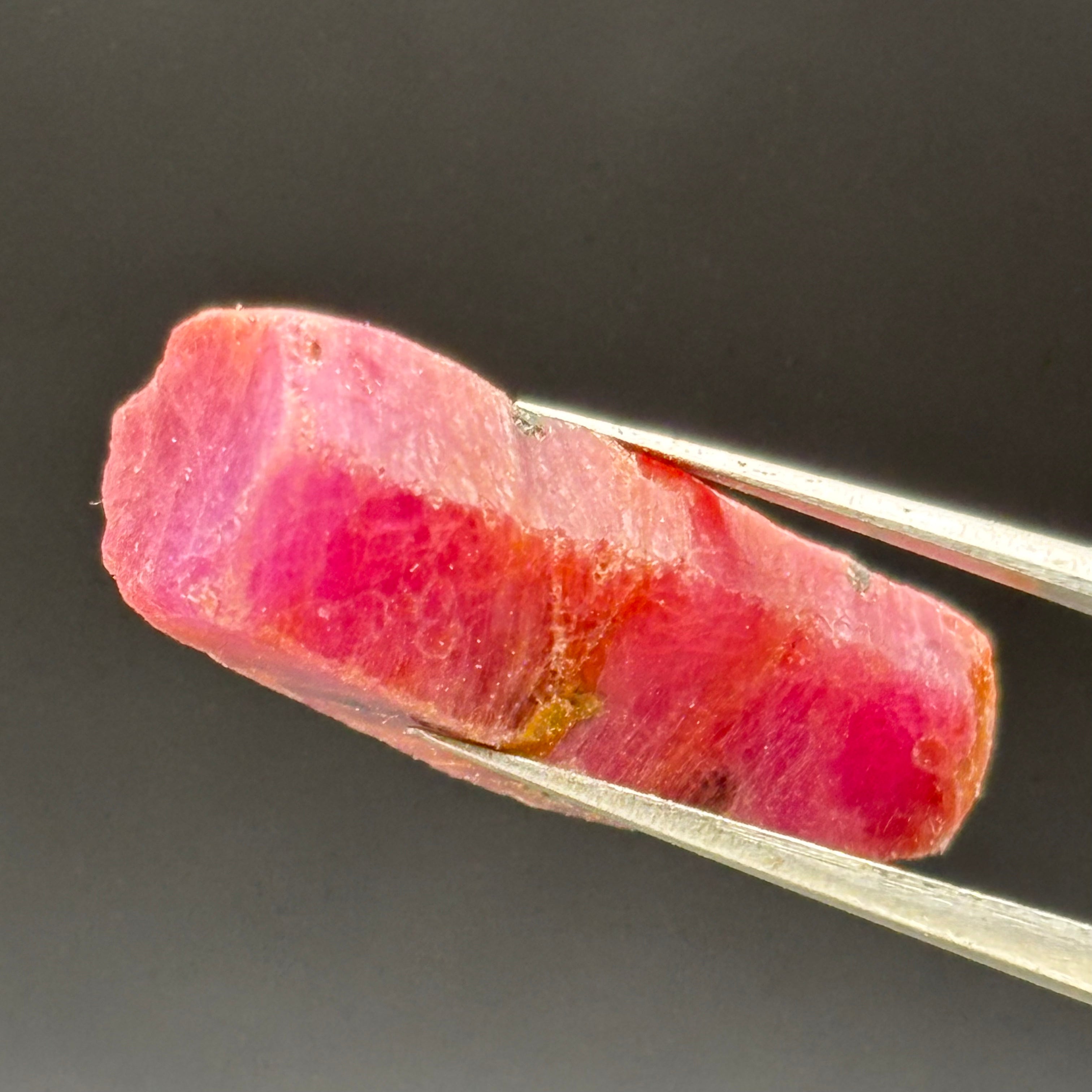 Natural Fluorescent Ruby Crystal - 100